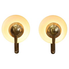 Stilnovo Big Pair of Rare Adjustable Wall Lights, Model No. B. 4917