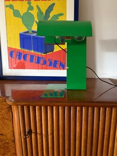 Stilnovo 'Blitz' green Table Lamp, Trabucchi, Vecchi, Volpi, Italy 1972