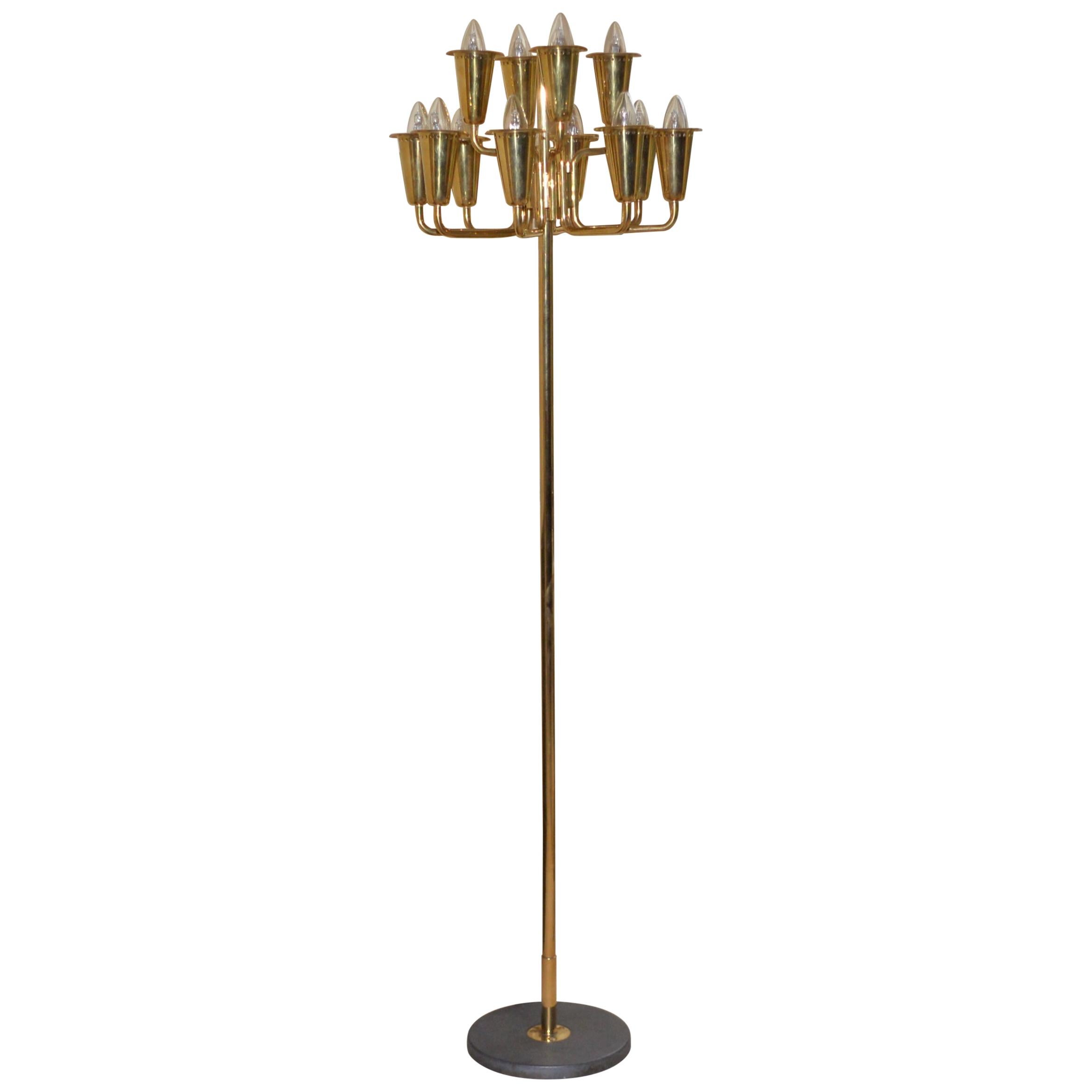 Stilnovo Brass Floor Lamp