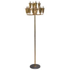 Stilnovo Brass Floor Lamp