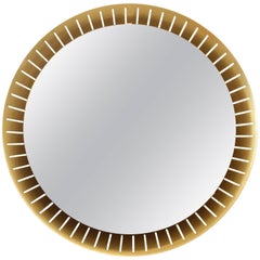 Stilnovo Brass Illuminated Mirror