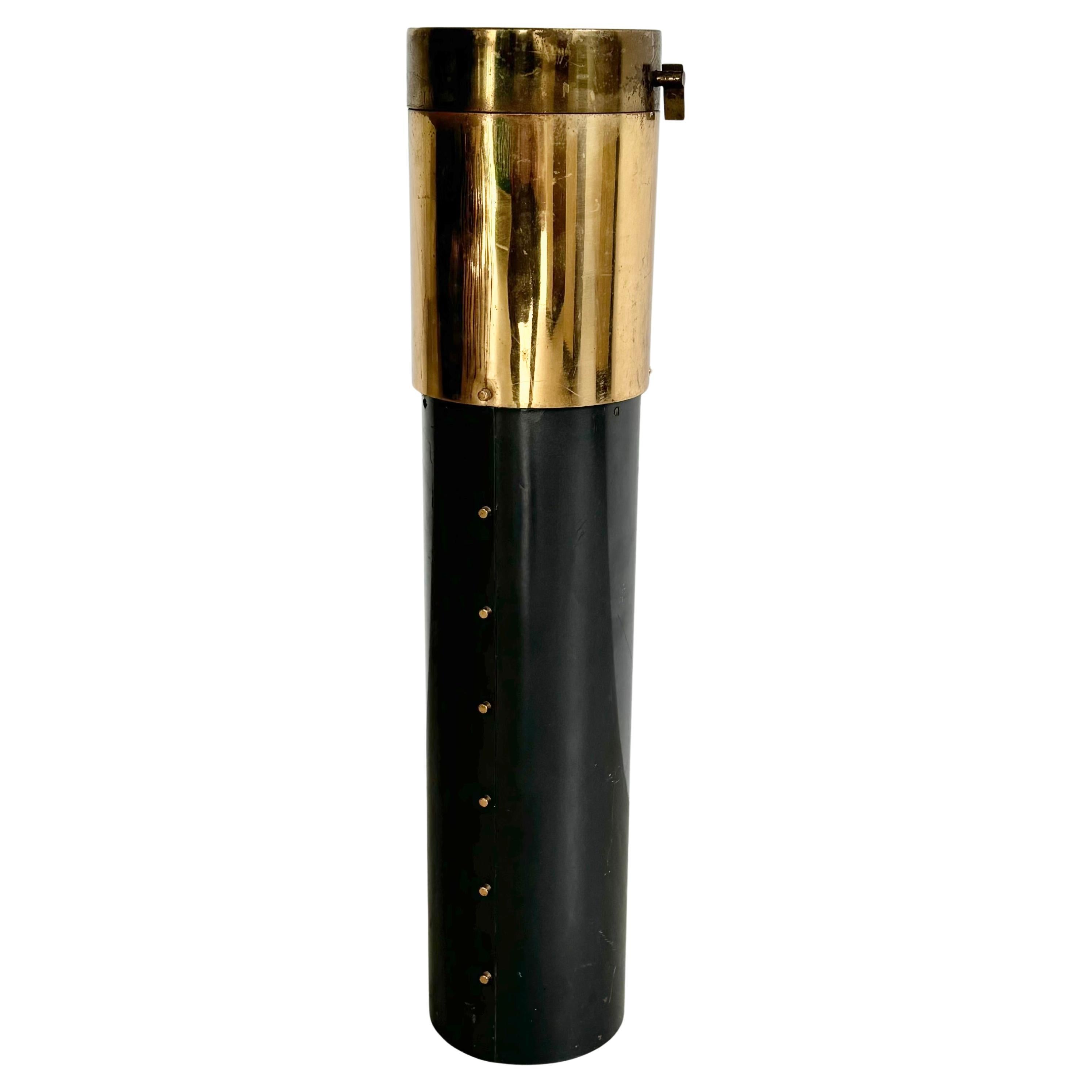 Stilnovo Brass Standing Ashtray, 1960s Italy