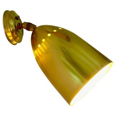 Stilnovo brass wall lighting adjustable , Italy 1950