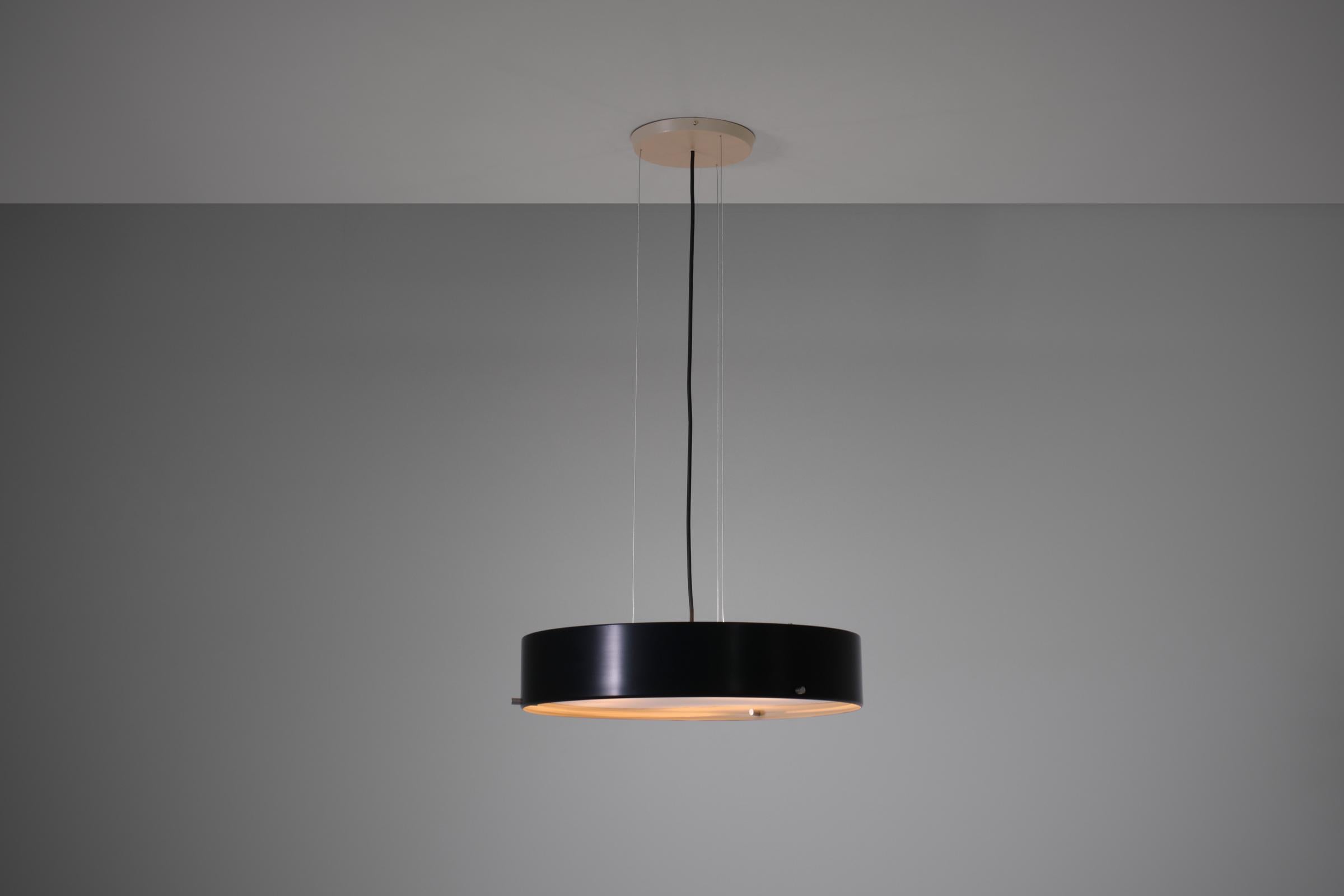 Italian Stilnovo Bruno Gatta Ceiling Lamp, Italy 1960s