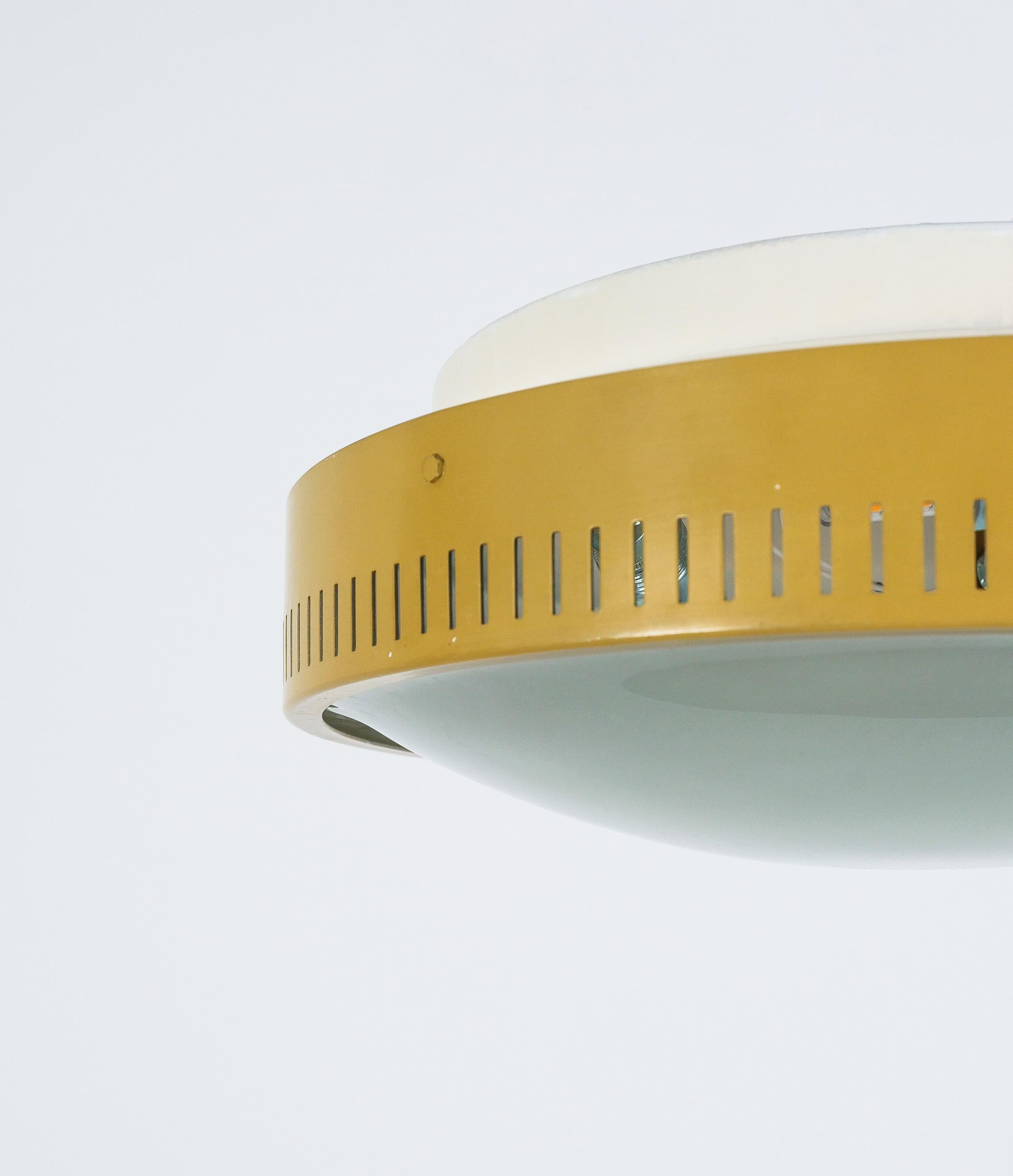 Metà XX secolo Lampade da soffitto in vetro Bruno Gatta (13x), Italia Mid Century in vendita