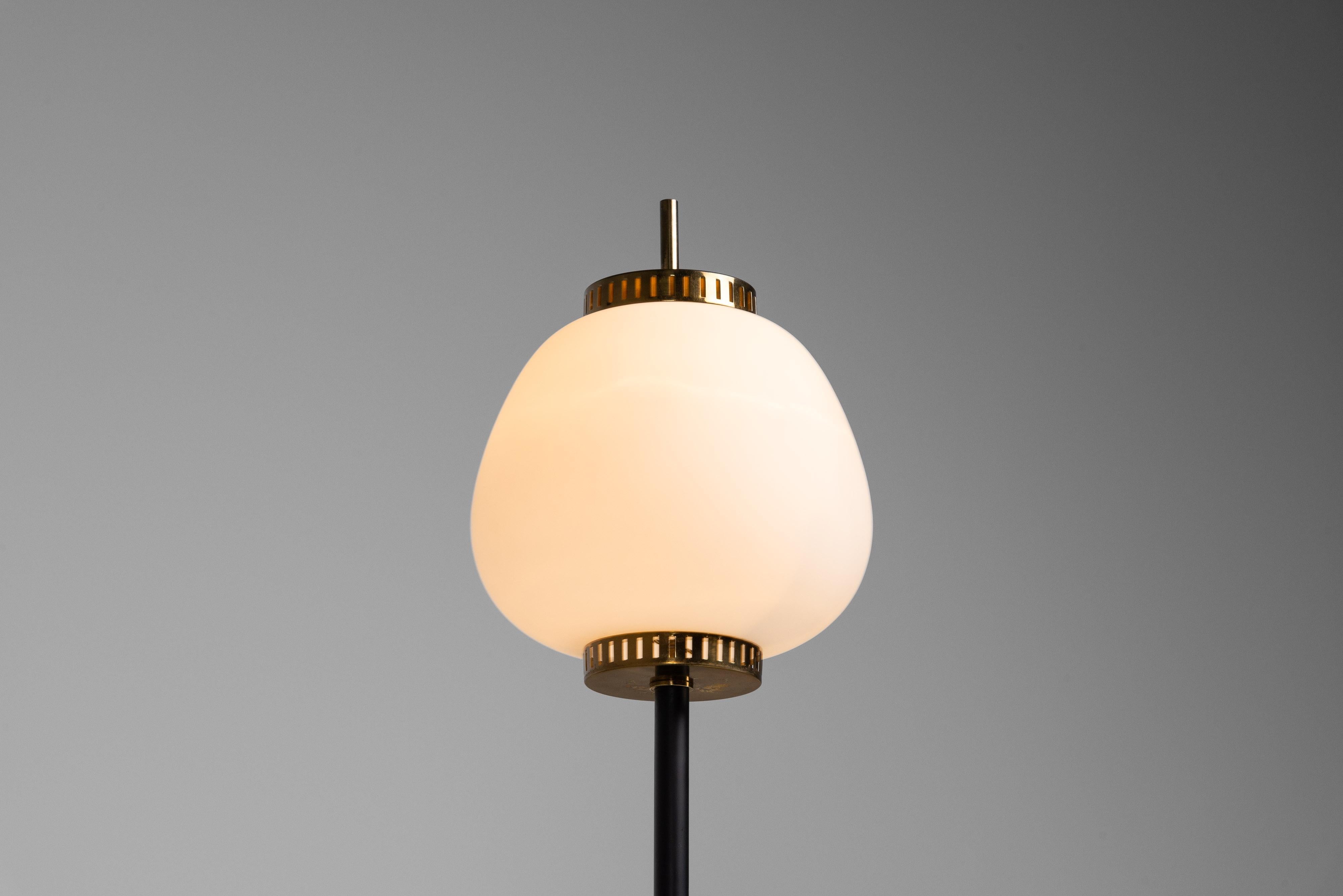 Laiton Stilnovo Bruno Gatta, lampadaire standard Italie 1951 en vente
