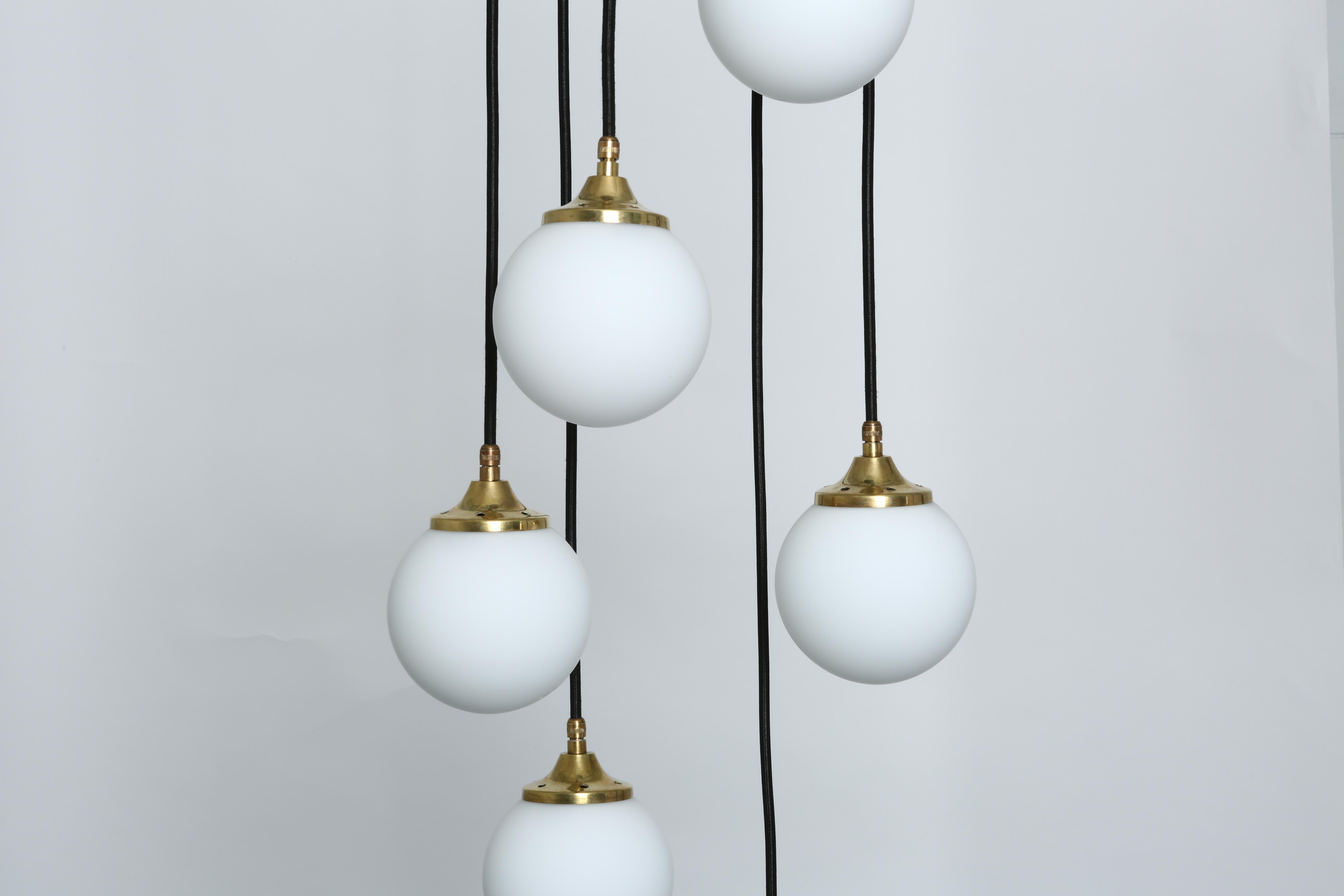 Lustre en cascade Stilnovo, Italie vers 1950 en vente 1