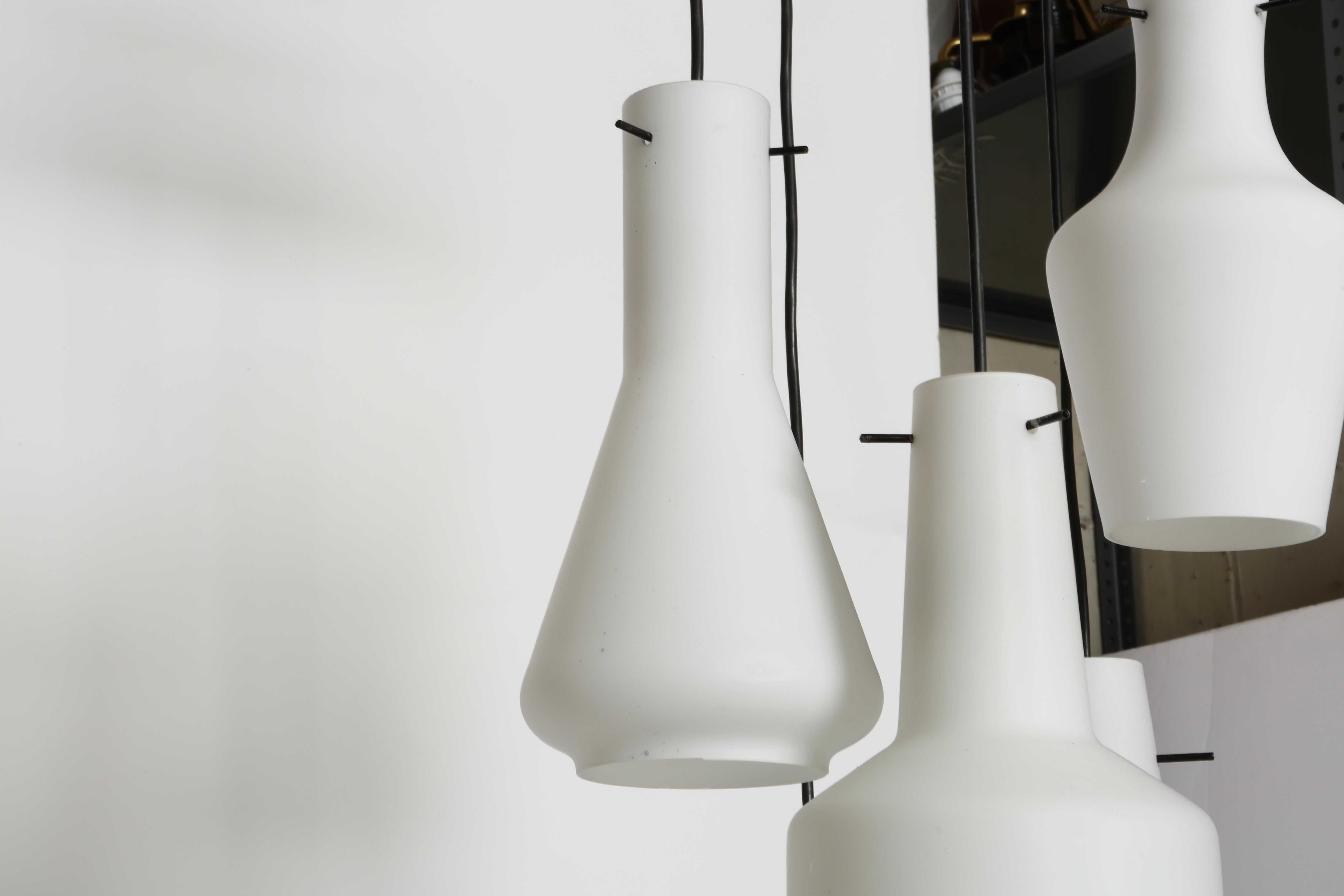 Stilnovo Cascading Chandelier, Italy circa 1960s For Sale 5