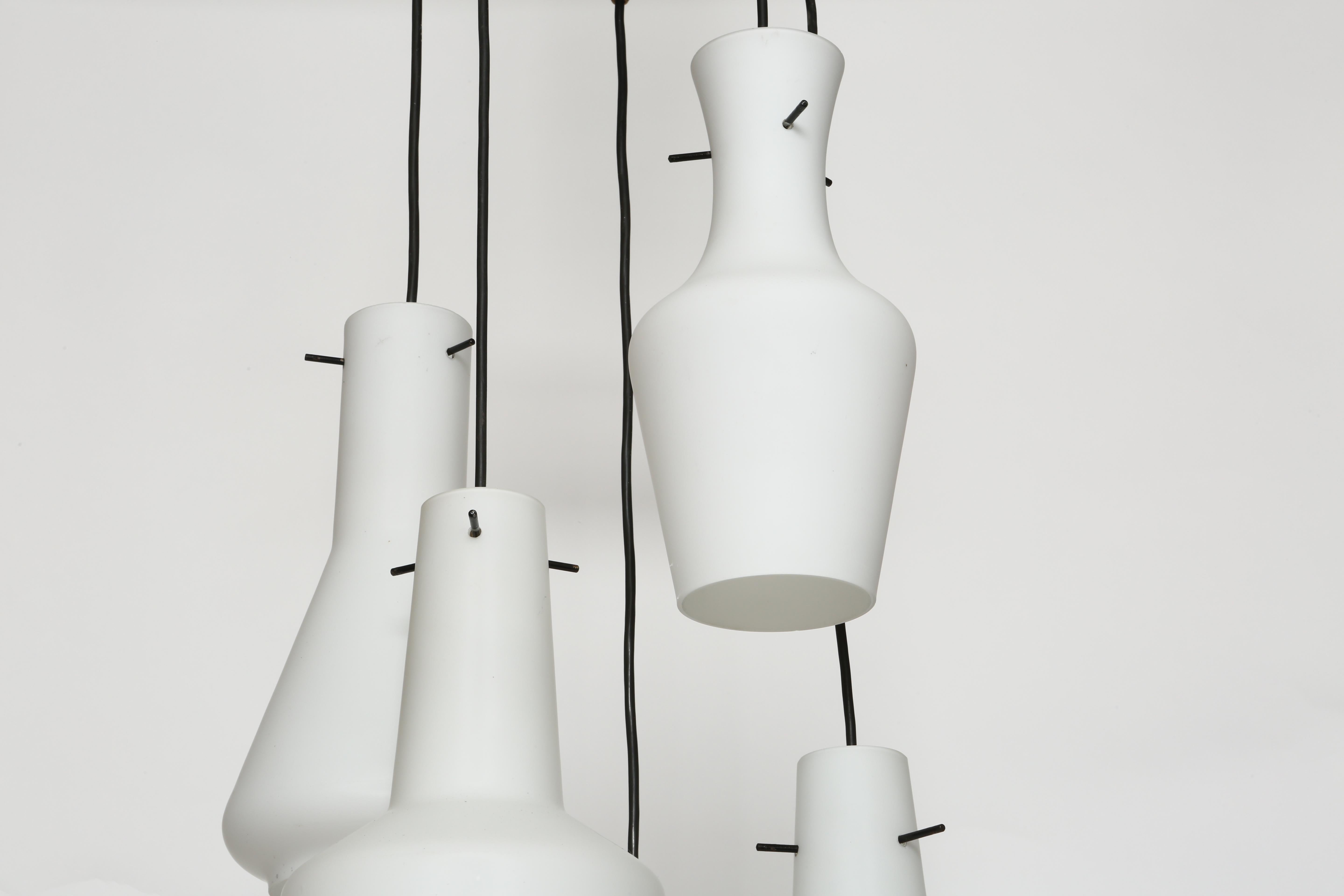 Stilnovo Cascading Chandelier, Italy circa 1960s For Sale 6