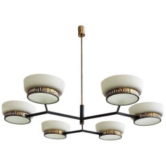 Stilnovo Ceiling Lamp, Italy, 1950s