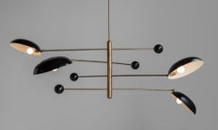 Modern Counterbalance Ceiling Lamp, Italy, circa 1950