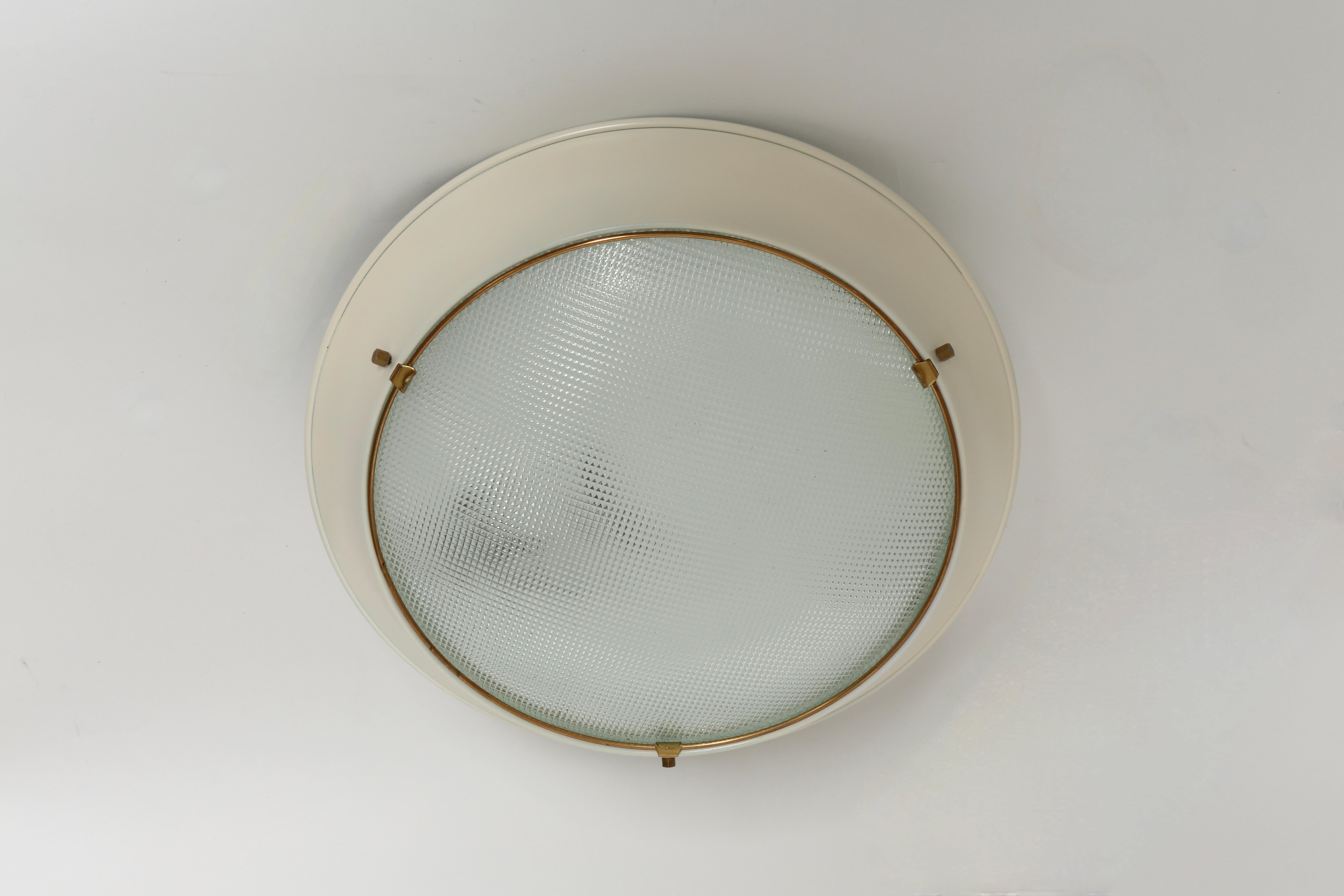 Lámpara de techo o de pared Stilnovo, Italia hacia 1960 Esmaltado en venta