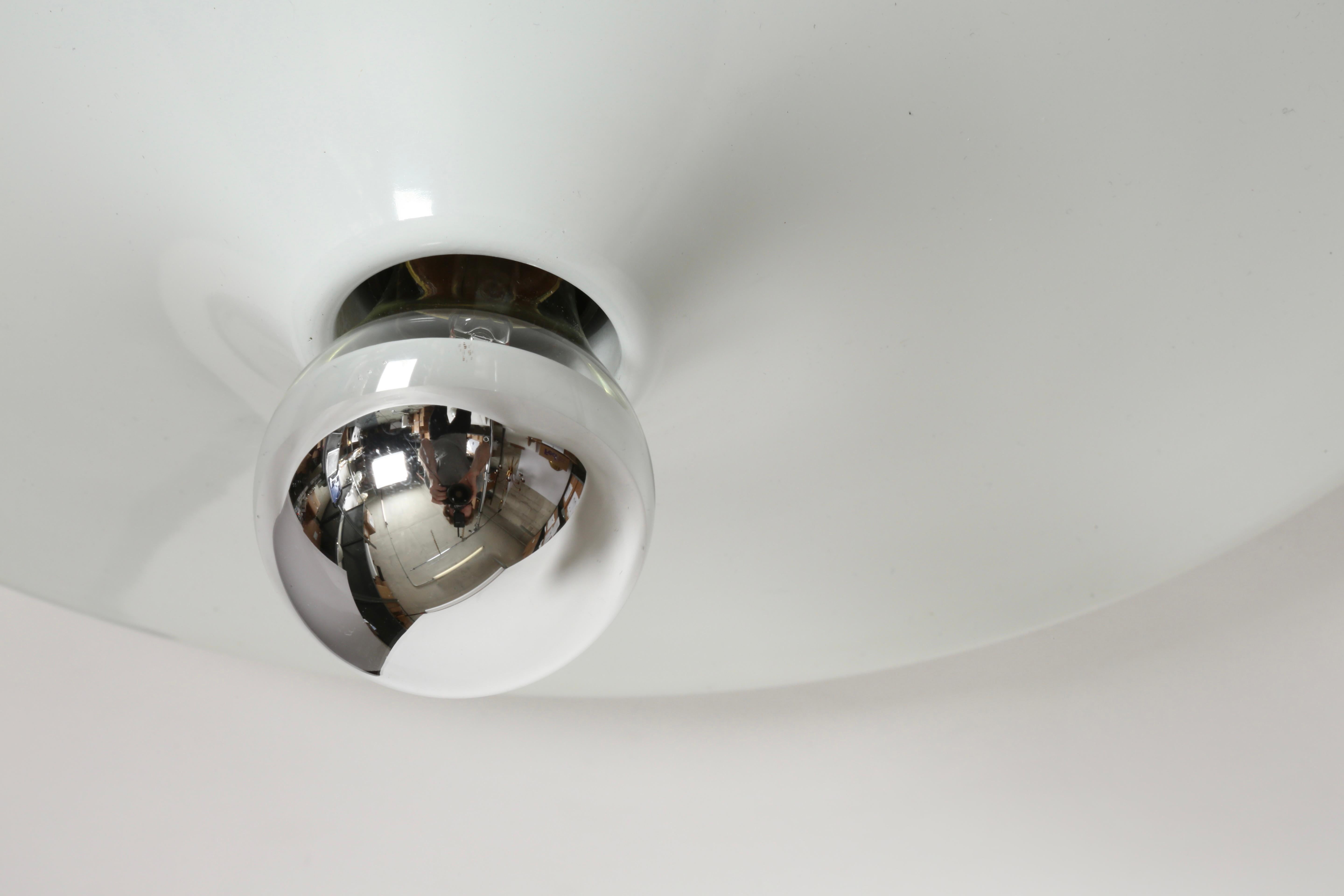 Enameled Stilnovo ceiling or wall lights For Sale