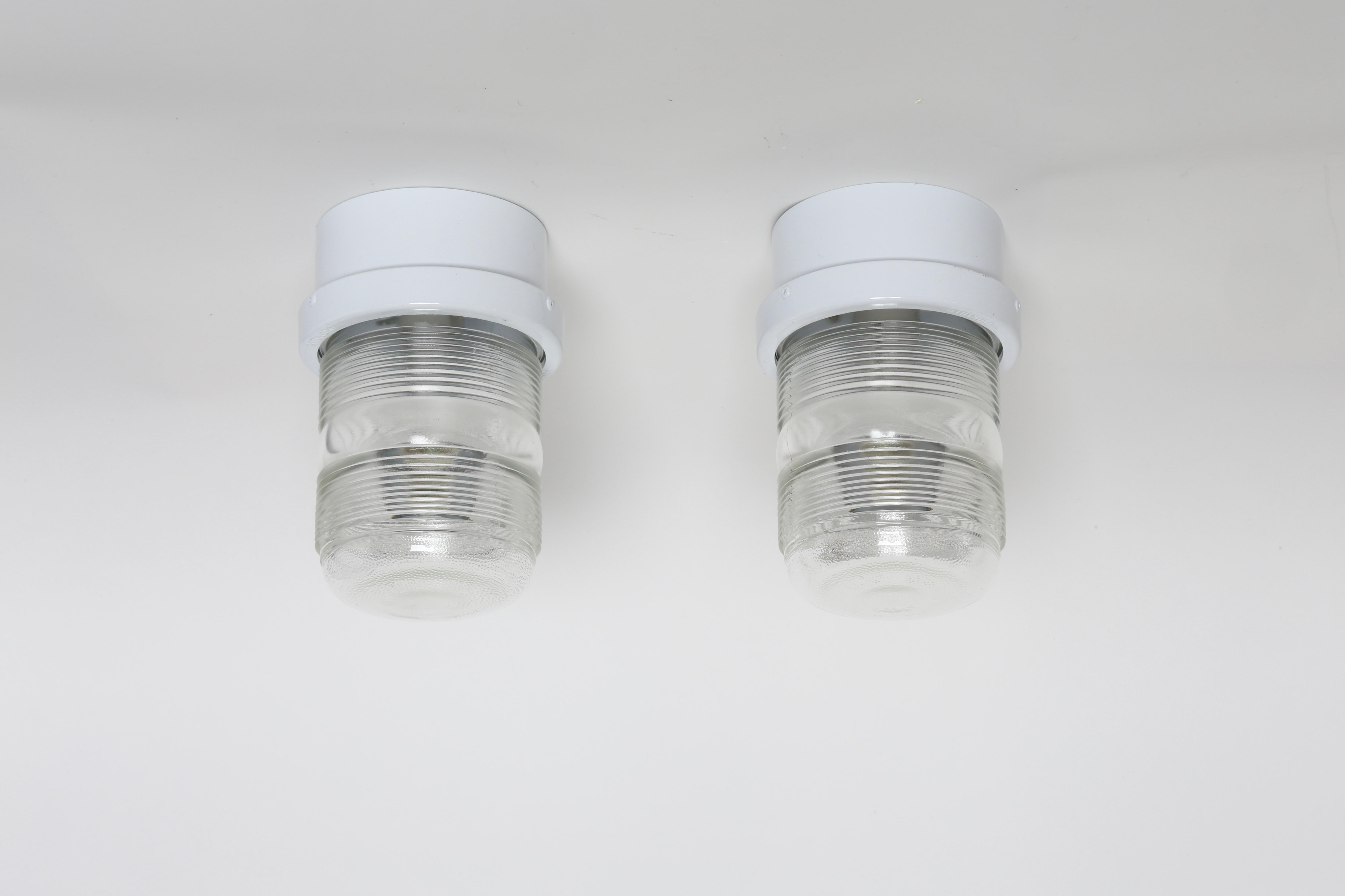 Stilnovo Ceiling or Wall Lights, Set of 4 In Good Condition For Sale In Brooklyn, NY