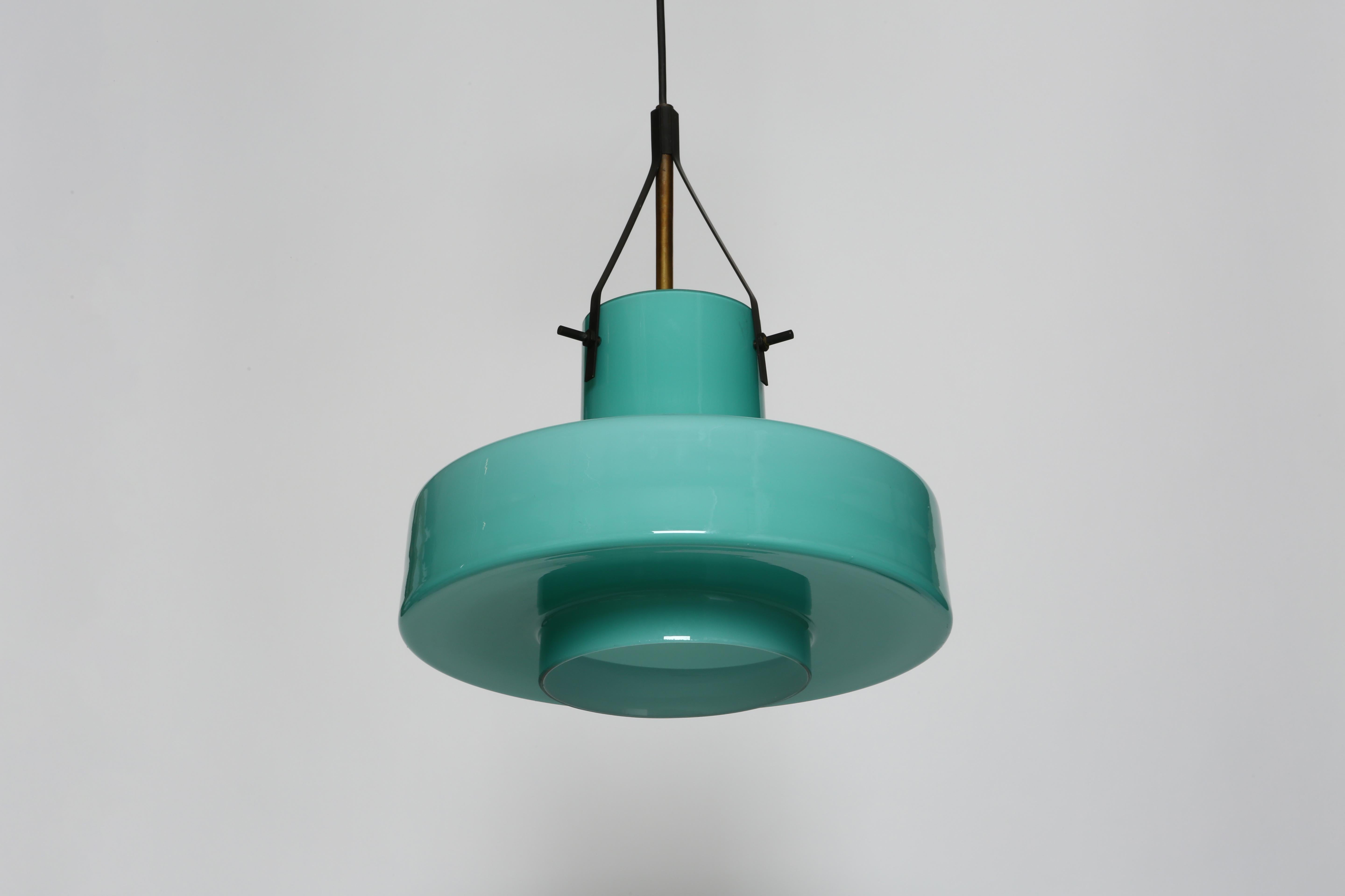 Stilnovo ceiling pendant In Good Condition For Sale In Brooklyn, NY