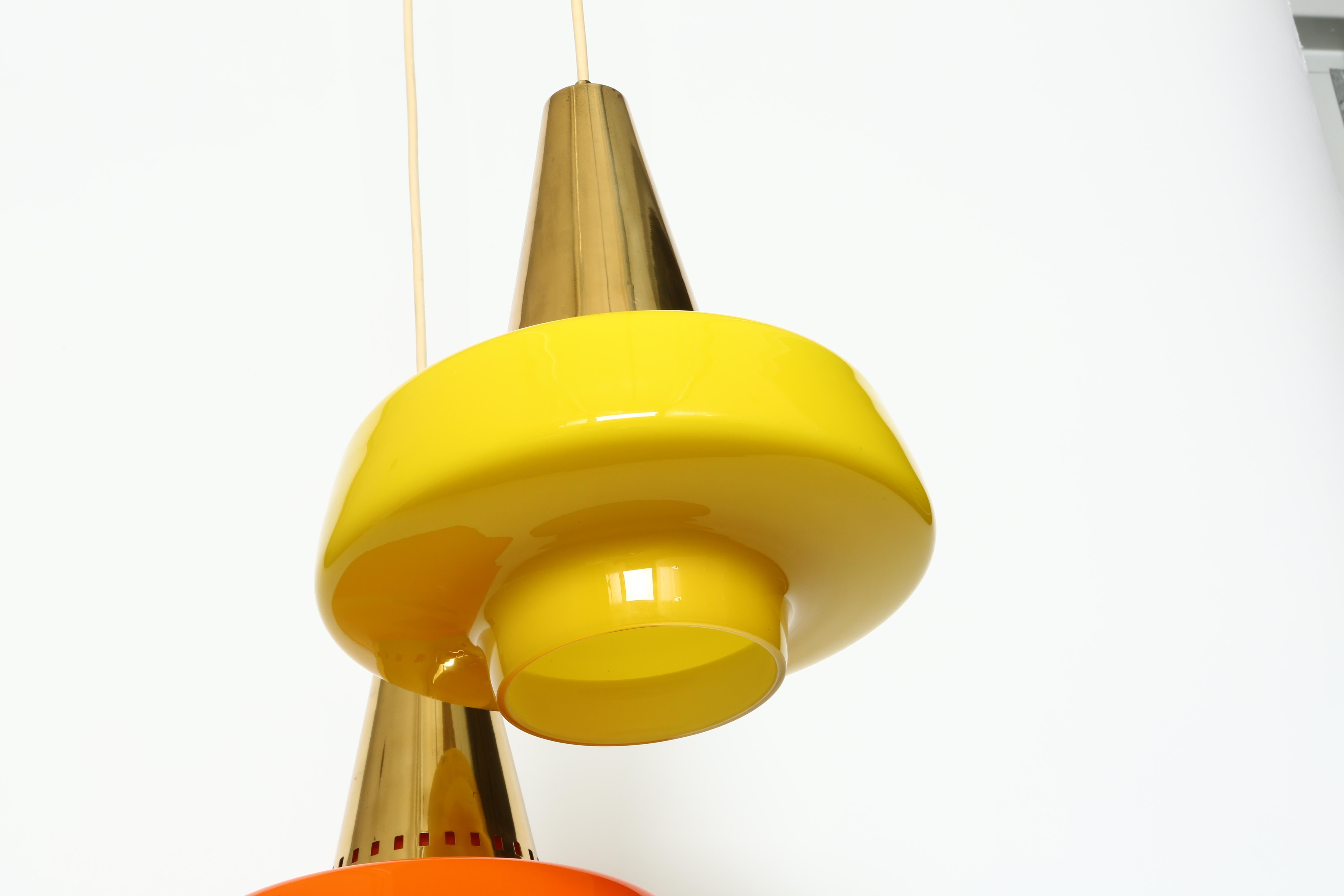 Stilnovo Ceiling Pendant model 2083, Italy 1960s For Sale 1