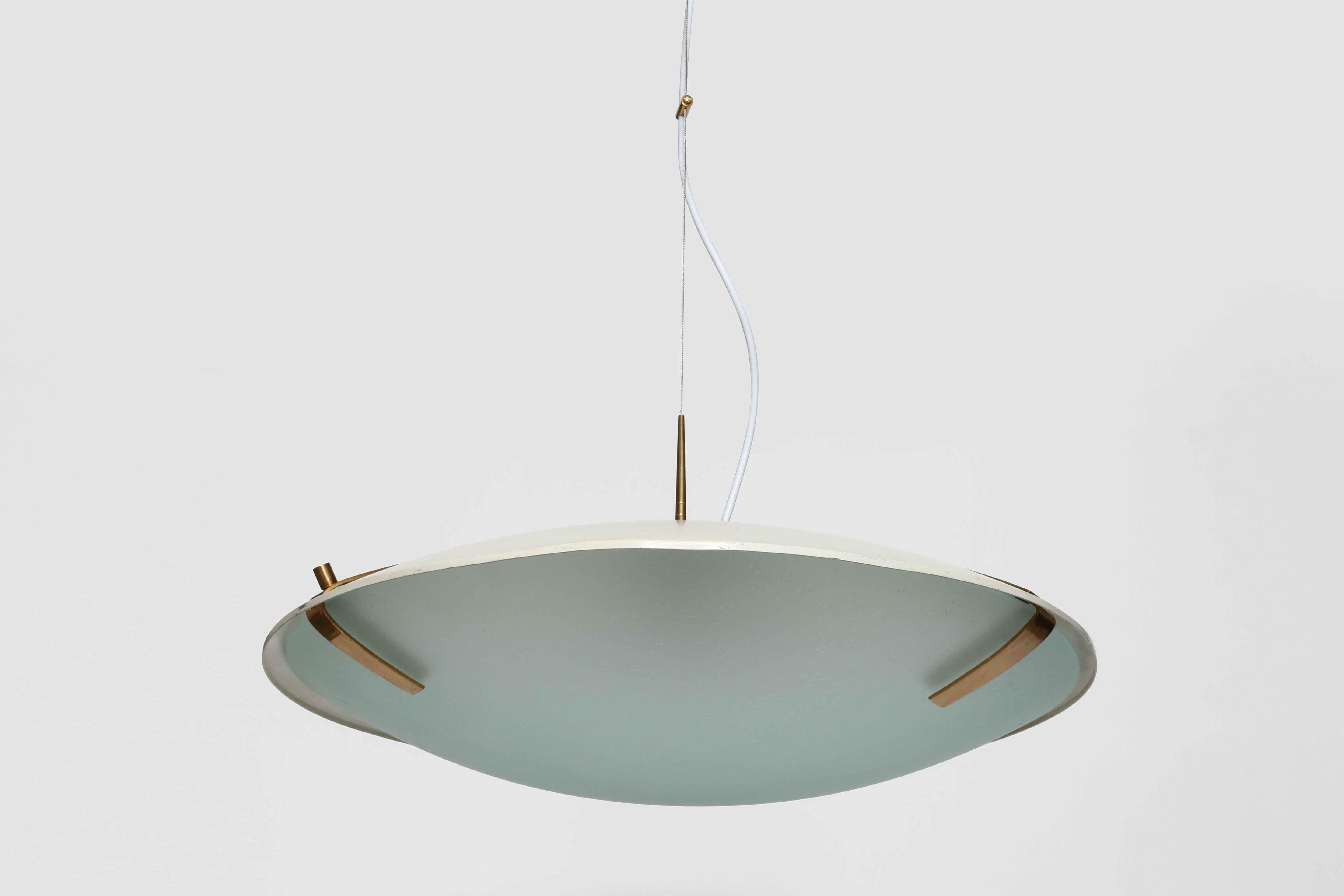 Mid-20th Century Stilnovo Ceiling Pendant Model 1140, Italy, 1960s For Sale