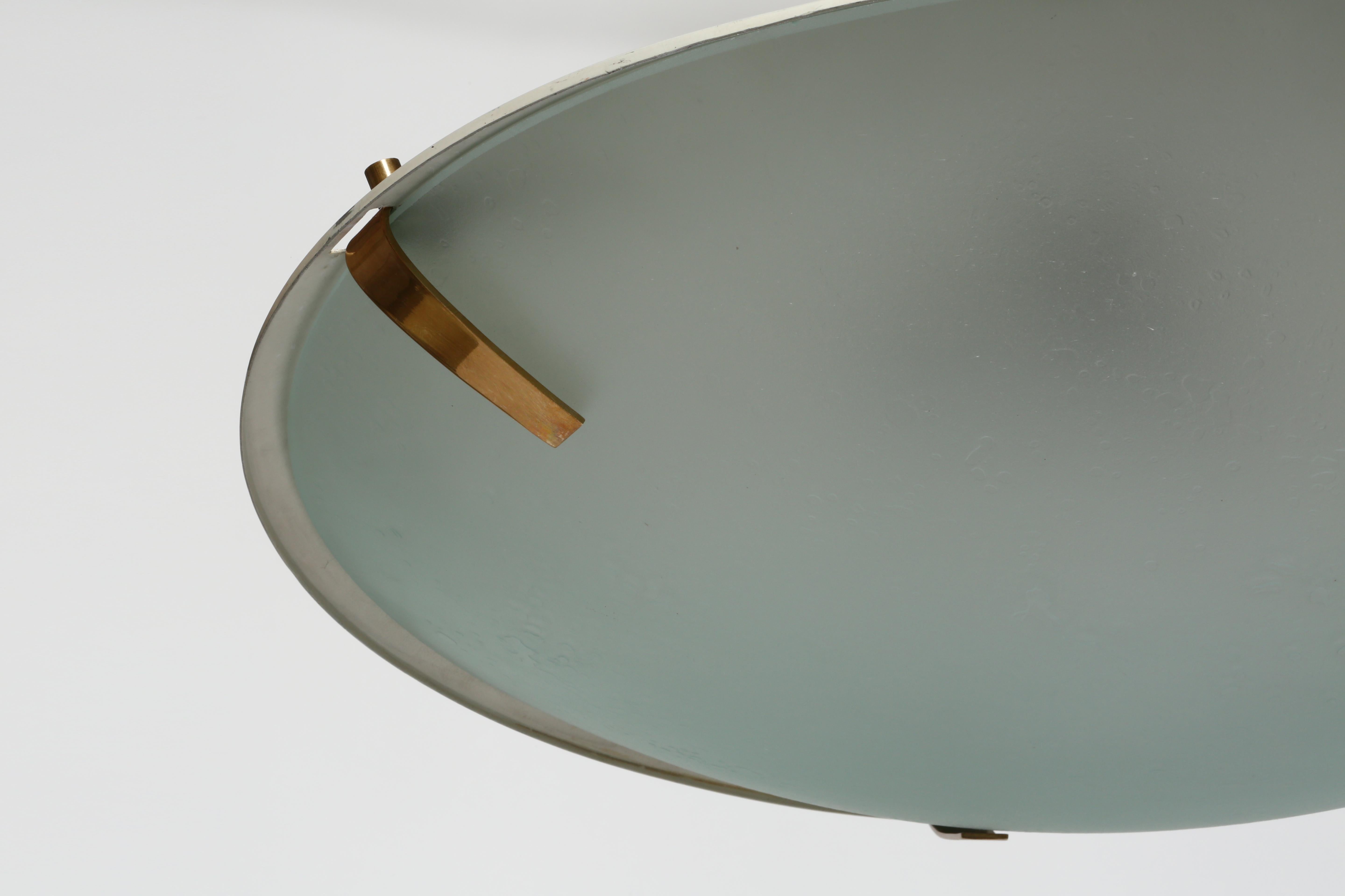 Stilnovo ceiling pendant Model 1140, Italy circa 1960s In Good Condition For Sale In Brooklyn, NY