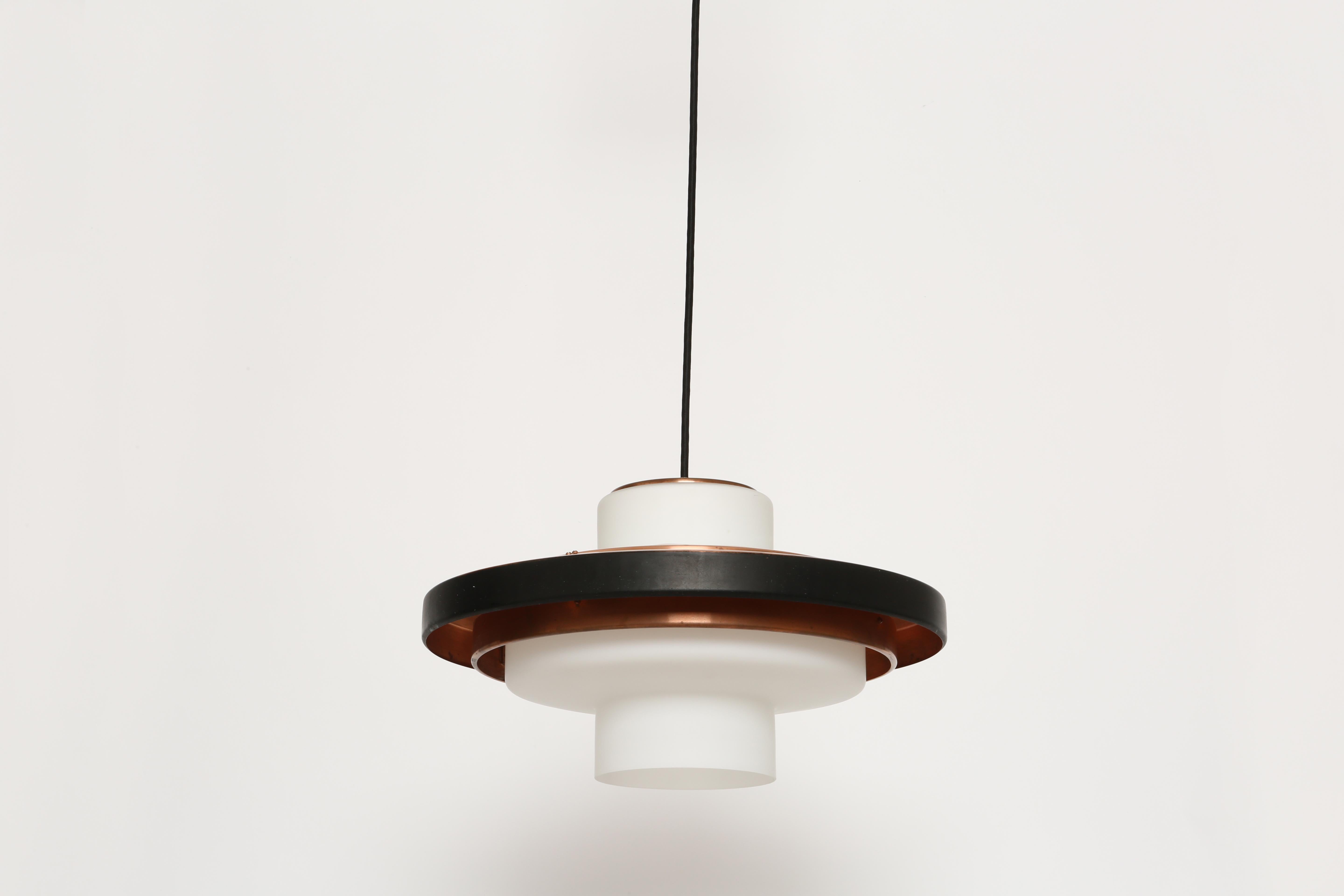 Mid-Century Modern Stilnovo ceiling pendant model 1219