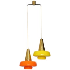 Ciondolo da soffitto Stilnovo modello 2083, Italia anni '60
