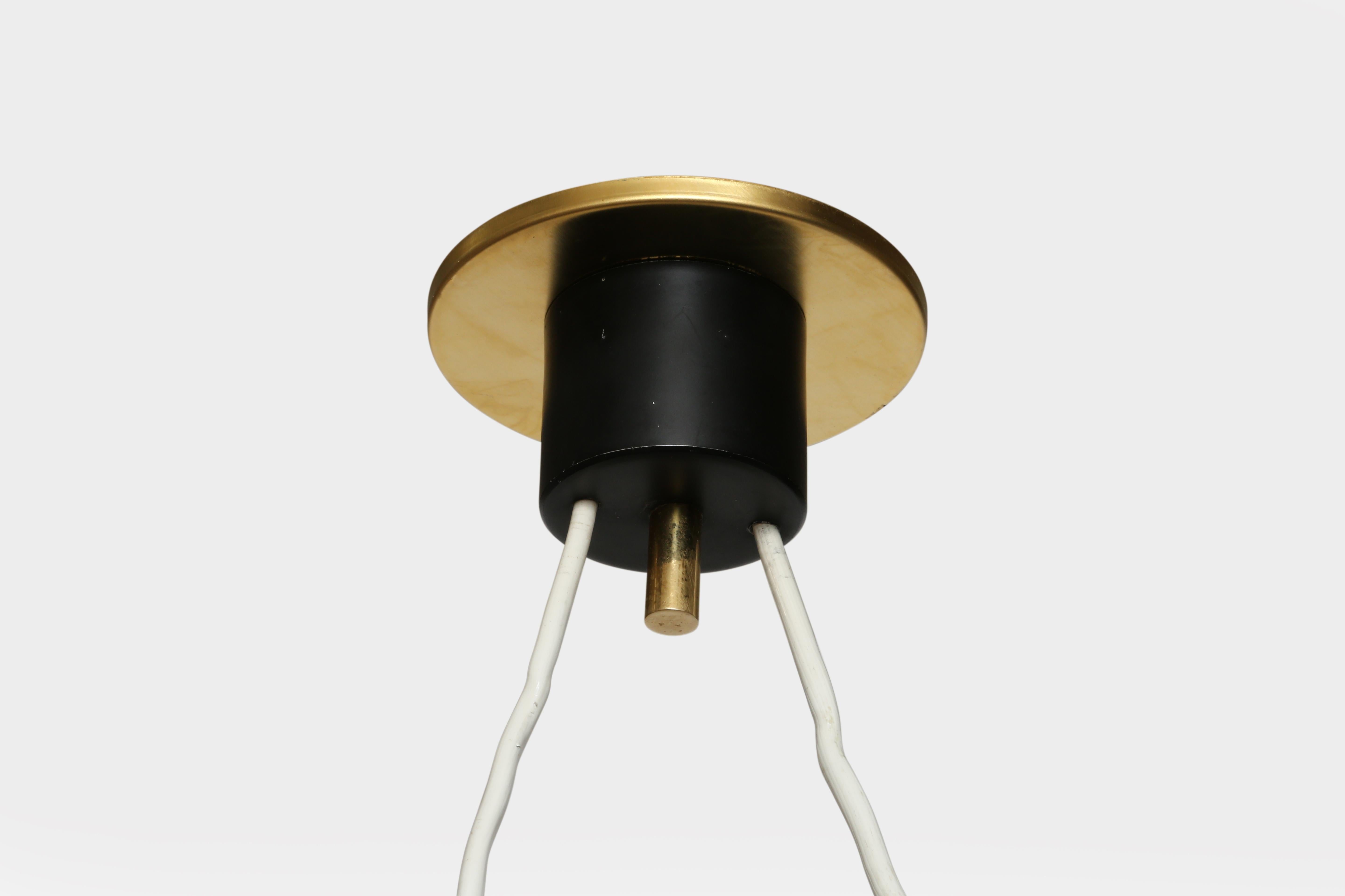 Pendente da soffitto a 3 luci Stilnovo, circa anni '60 in vendita 6