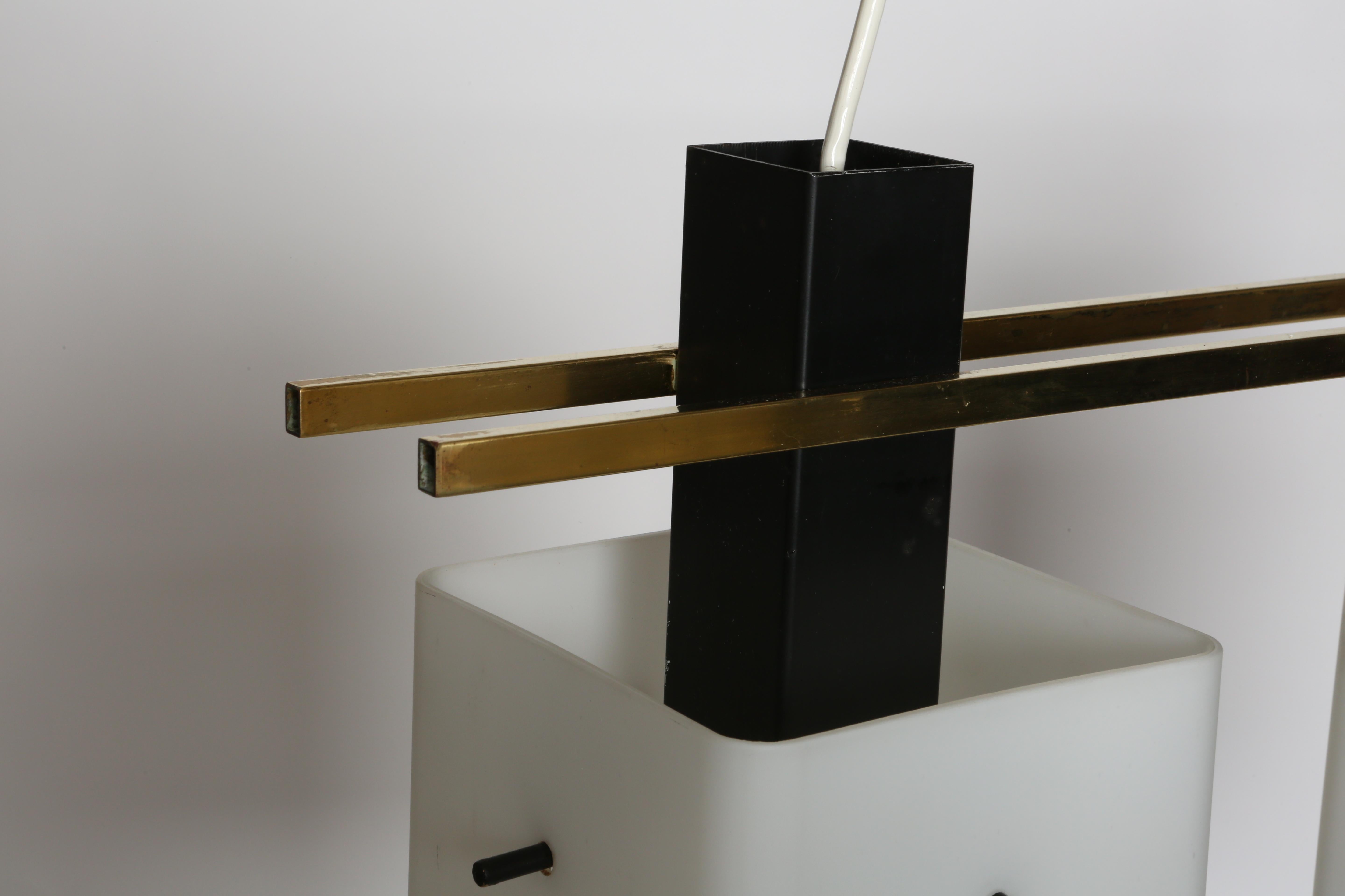 Suspension de plafond Stilnovo à 3 lumières, Italie vers 1960 en vente 6