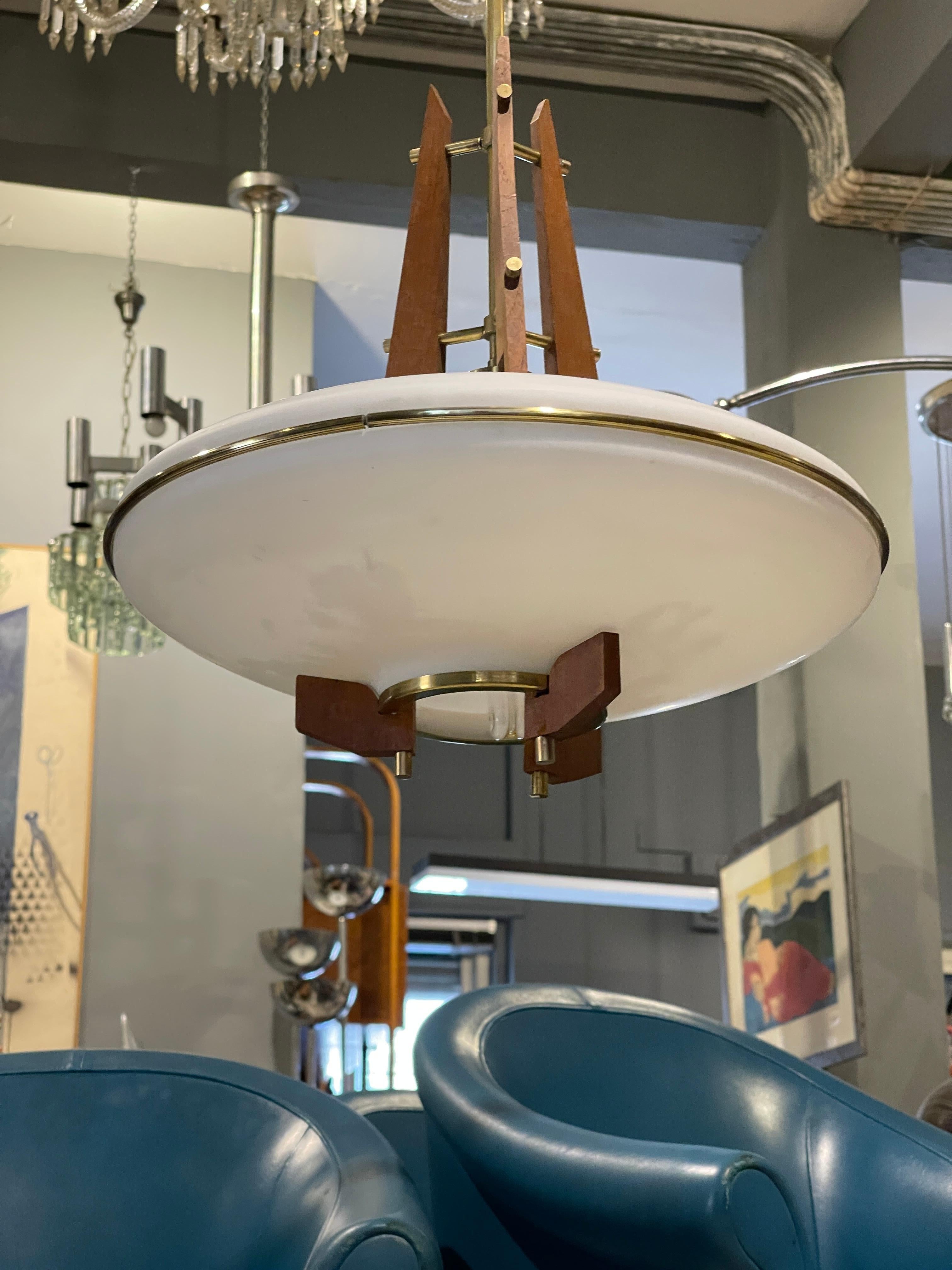 Italian Stilnovo Chandelier