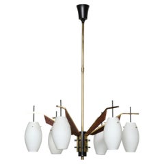 Stilnovo chandelier, Italy 1960s