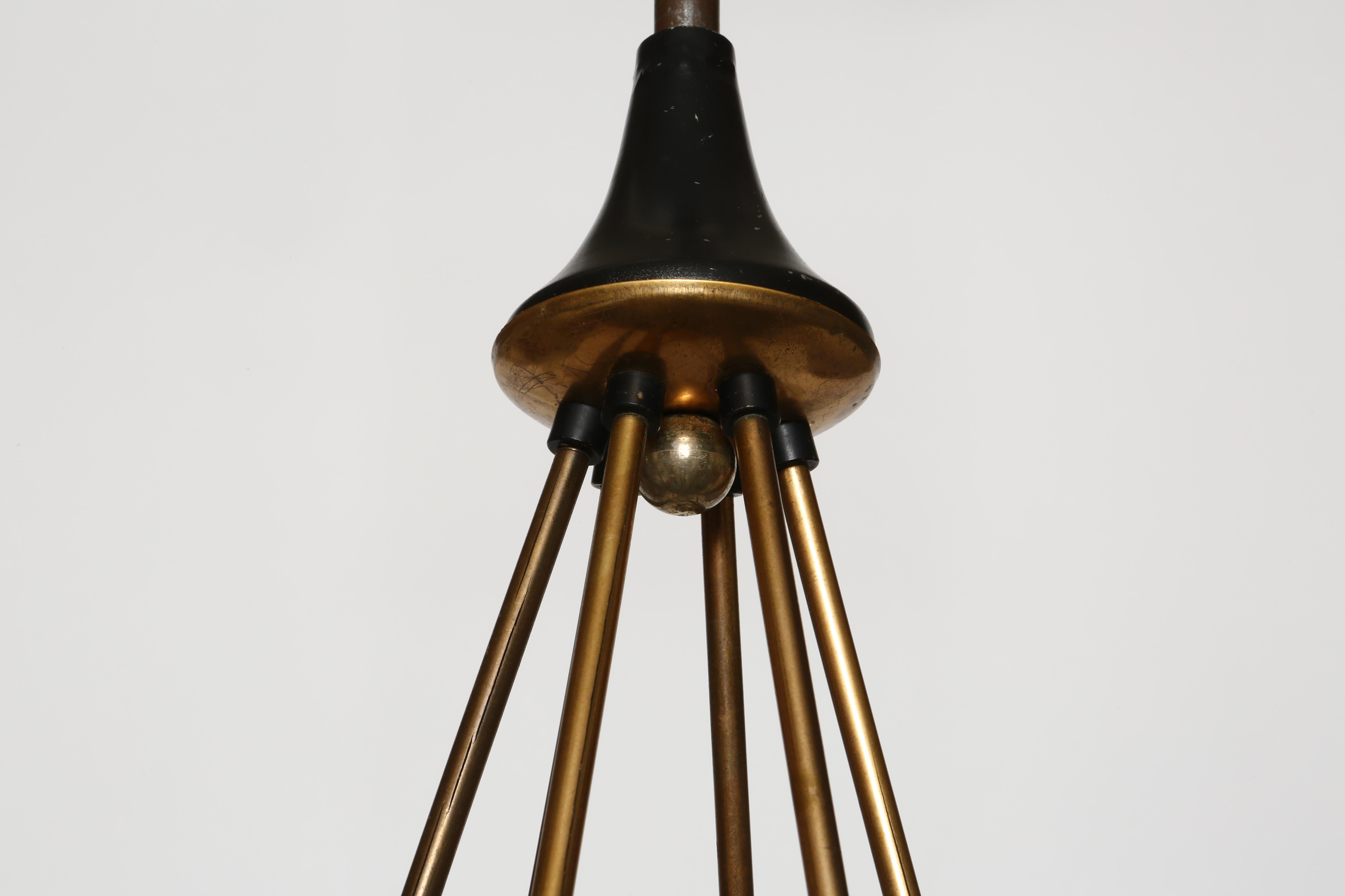 Lampadario Stilnovo Italia circa anni '60 in vendita 4