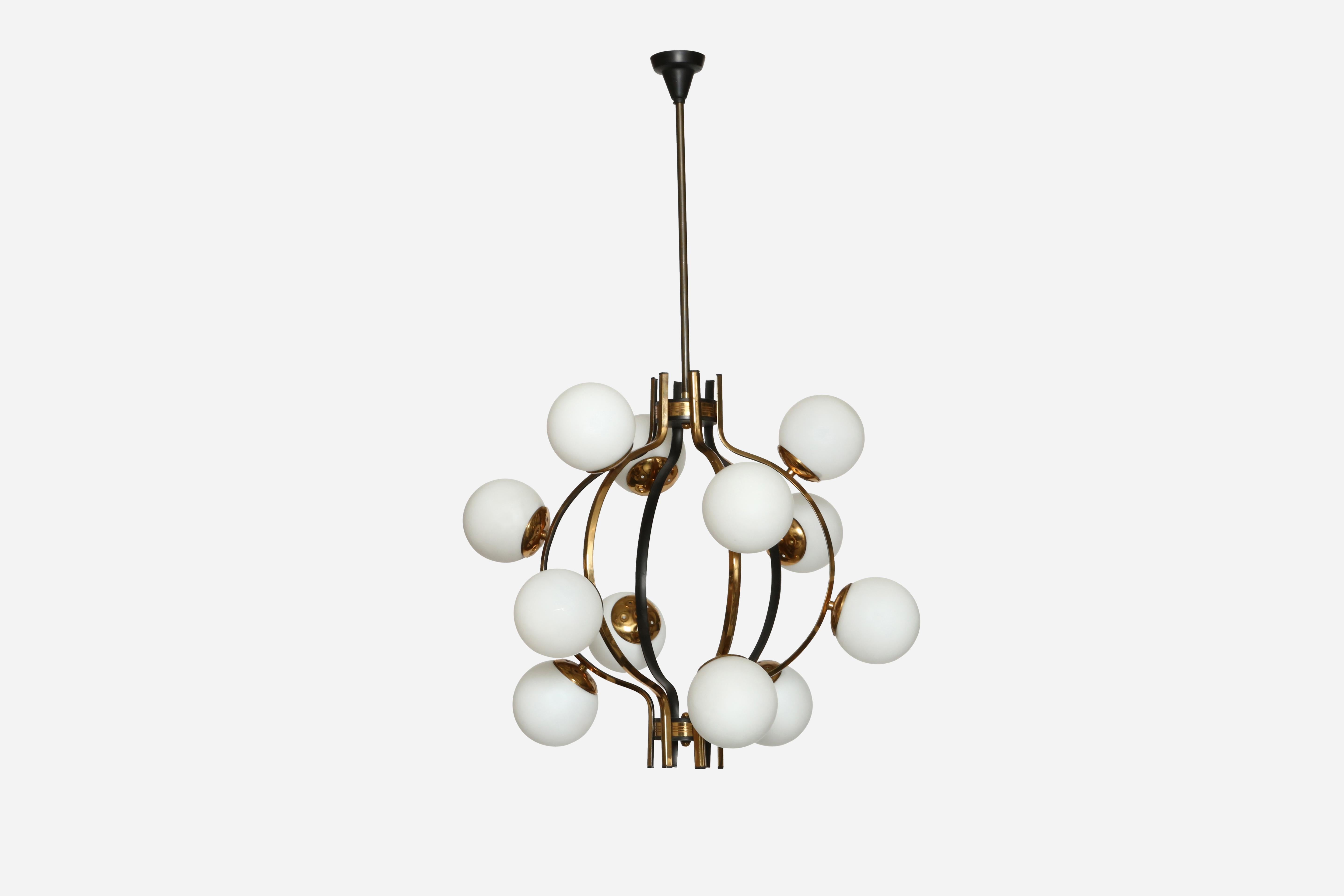 Lampadario Stilnovo Italia circa anni '60 in vendita 3