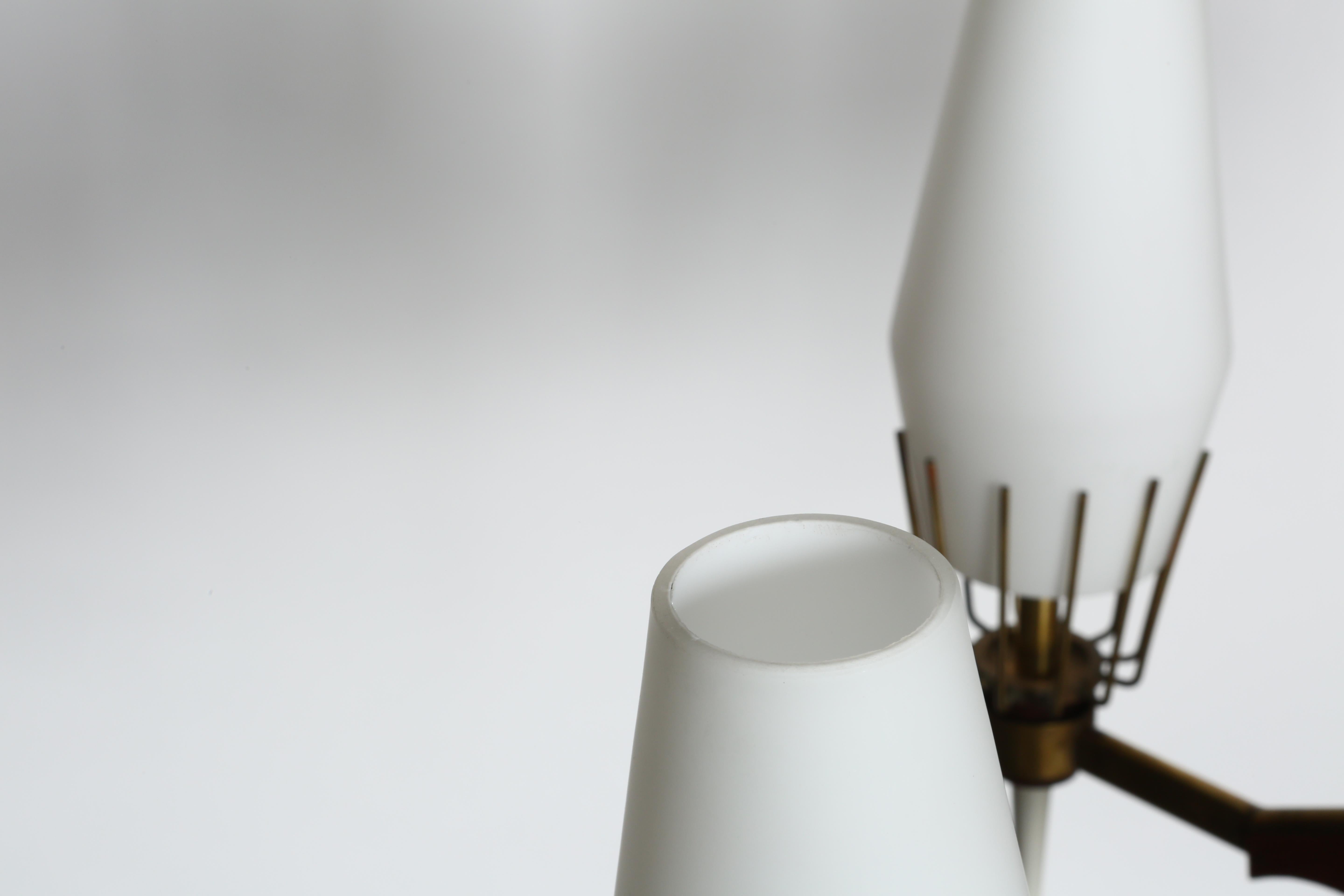Stilnovo chandelier, Italy circa 1960s For Sale 7