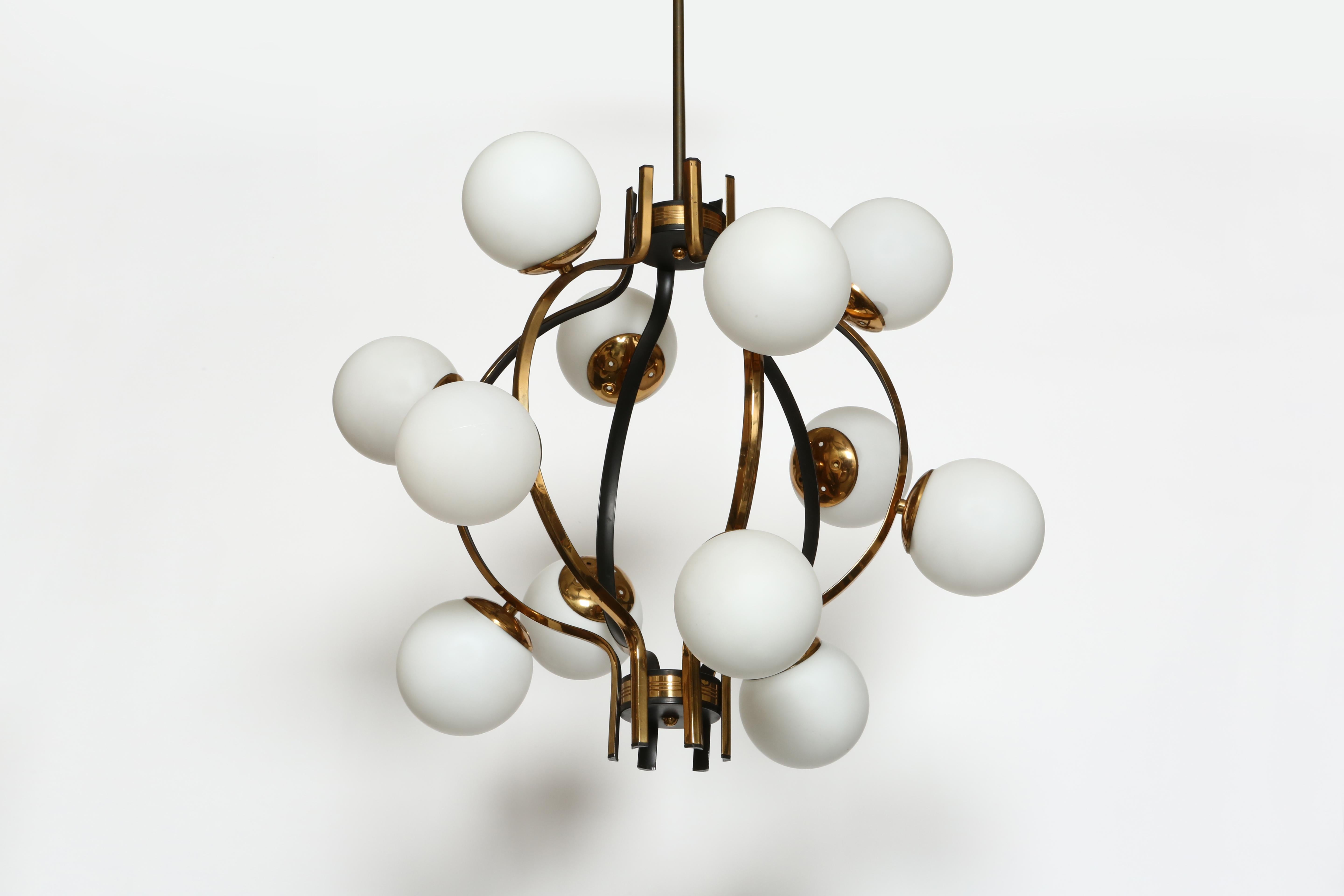 Italiano Lampadario Stilnovo Italia circa anni '60 in vendita