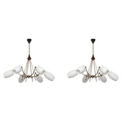 Stilnovo chandelier Italy circa 1960s