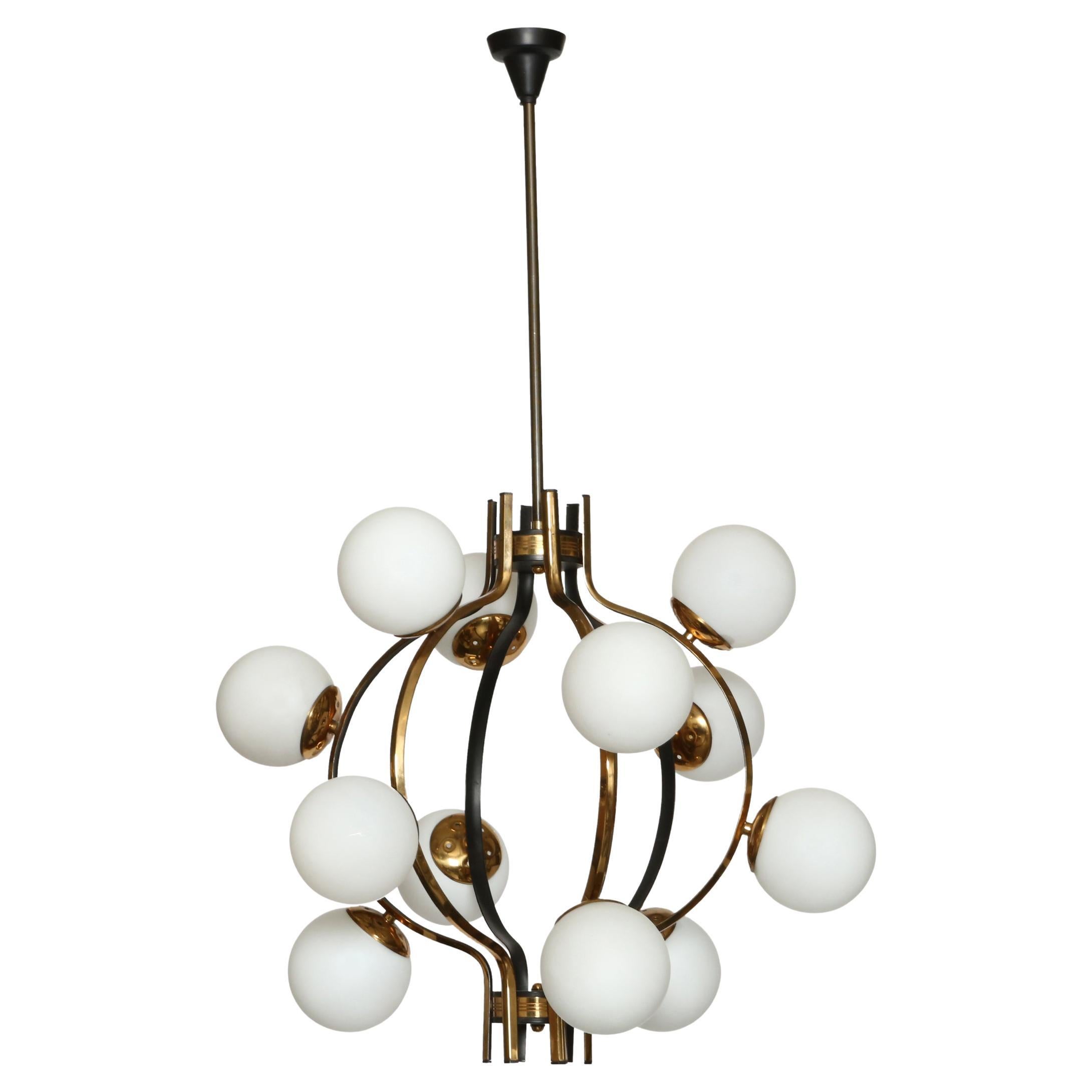 Lampadario Stilnovo Italia circa anni '60 in vendita