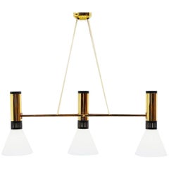 Stilnovo Chandelier Model 1173, Italy, 1950