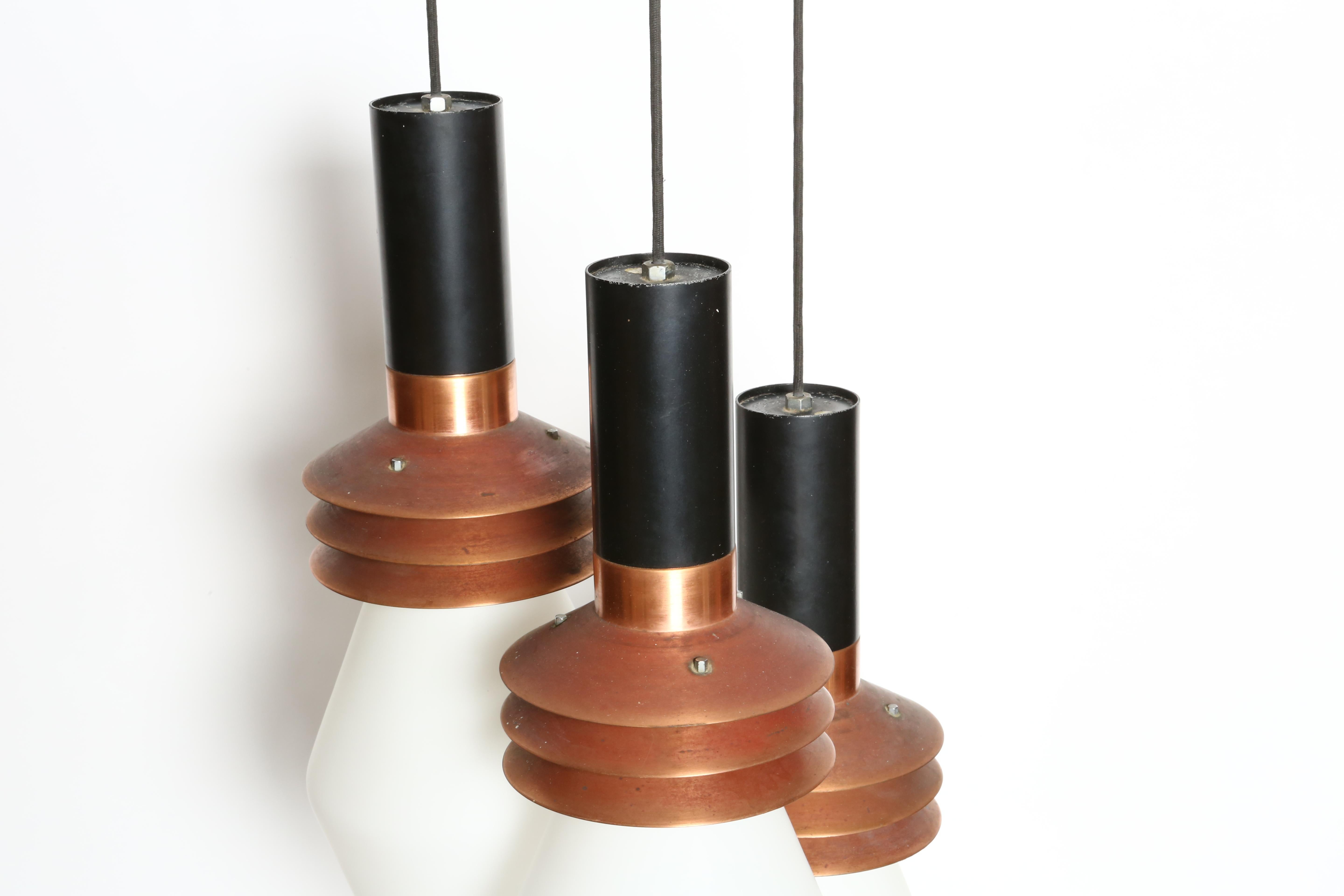 Lustre Stilnovo modèle 1253, Italie vers 1950 en vente 1