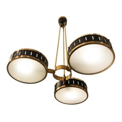 Stilnovo Chandelier with Three Shades