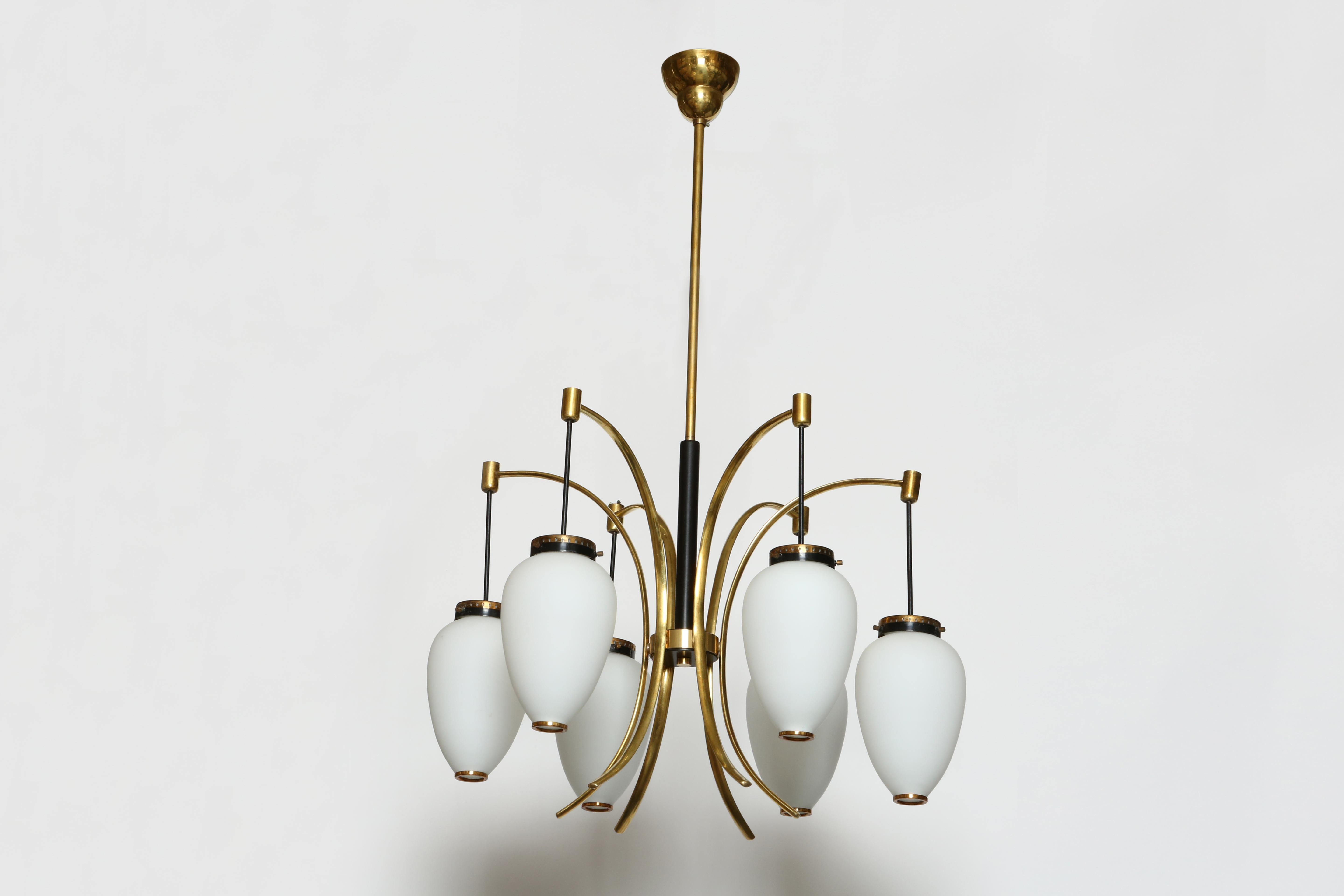 Lampadario Stilnovo, anni '60 circa in vendita 4