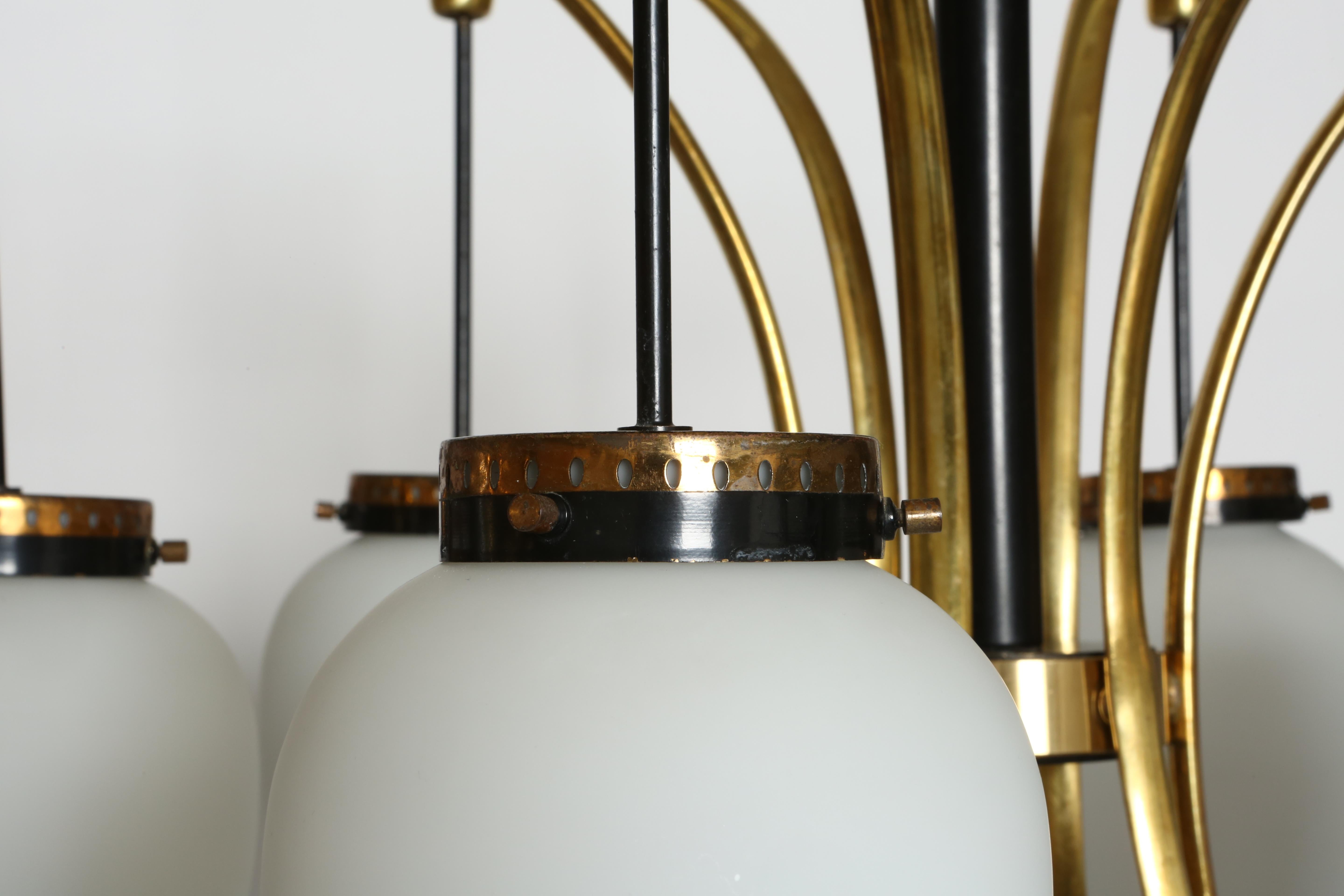 Lampadario Stilnovo, anni '60 circa in vendita 1