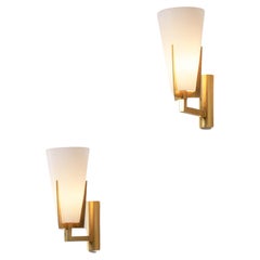 Stilnovo conical sconces made in Italy 1950