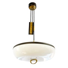 Stilnovo Counter Balance Pendant, Italy, 1960s