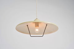 Stilnovo counter balance pendant lamp Italy 1955