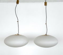 Stilnovo Designer Pendant Light Fixture, Italy, 1950s