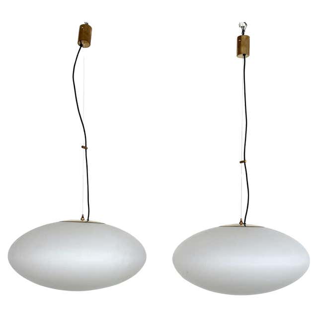 Rare pendant light italian design dating from the 1950s For Sale at 1stDibs