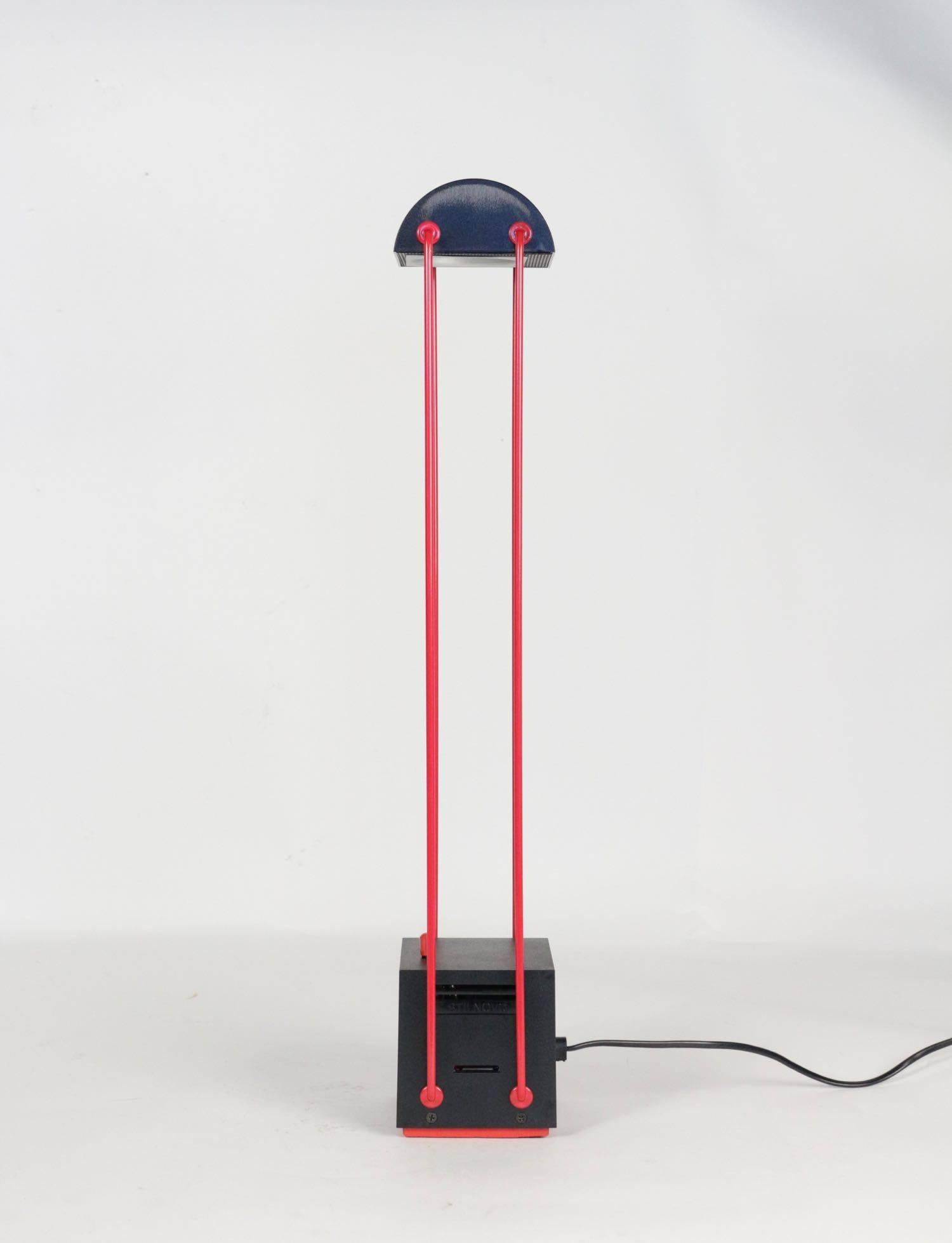 Lacquer Stilnovo Desk Lamp by Asahara Shigeaki, Model 