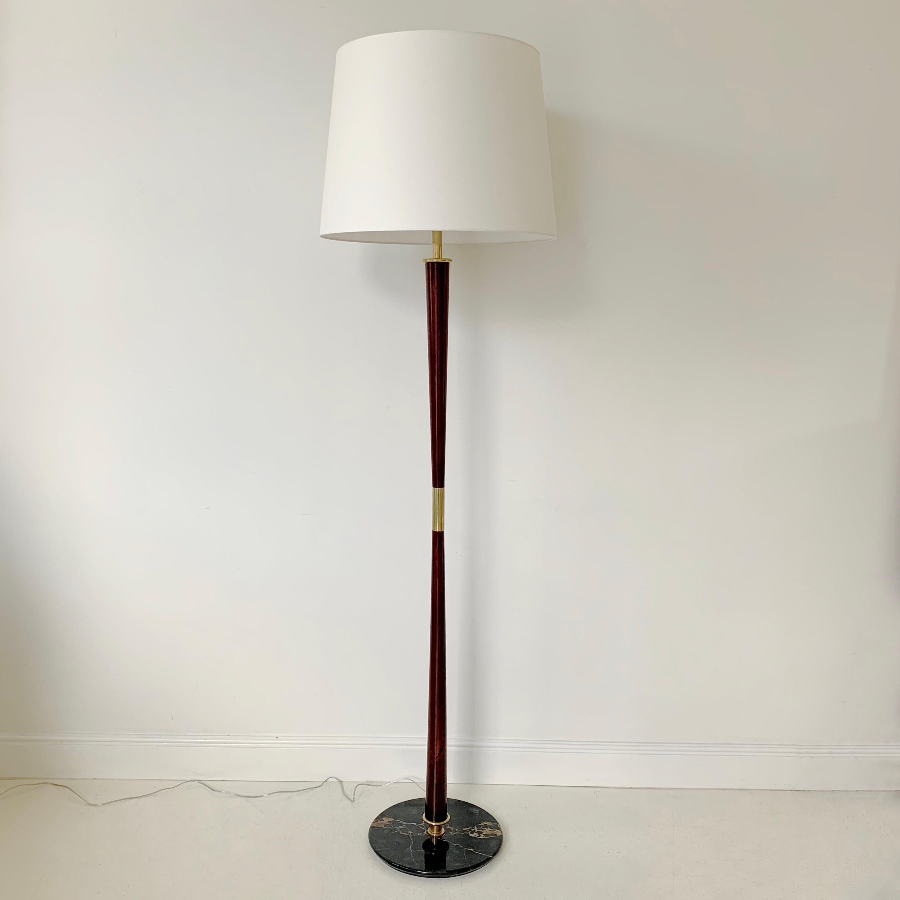 Italian Stilnovo Documented Original Midcentury Floor Lamp, circa 1950, Italy For Sale