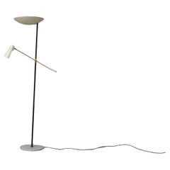 Stilnovo double shaded floor lamp made in Italy 1950