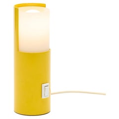 Stilnovo Enameled Steel and Glass Table Lamp, 1960s