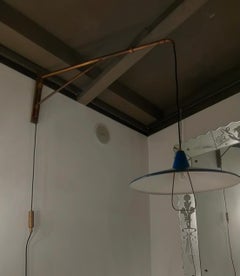 Stilnovo Extendable and Adjustable Wall Light Brass Metal 1950 Italy