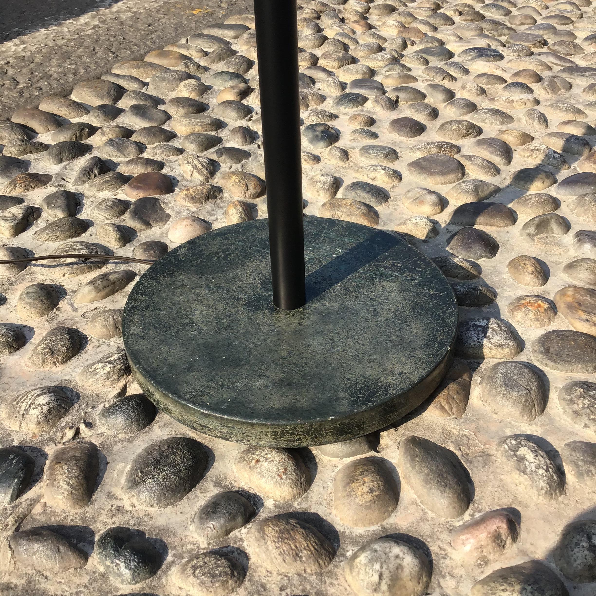 Lampada da terra Stilnovo regolabile Marbre Ottone Metallo 1950 Italia in vendita 6